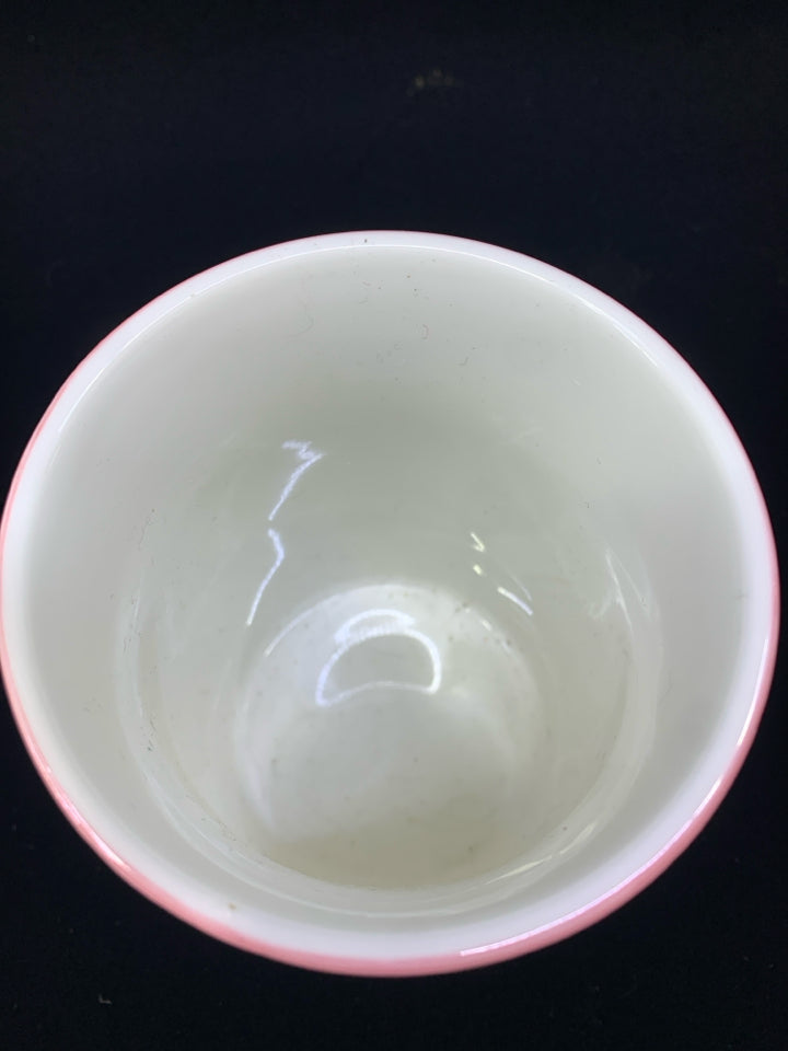 PINK, WHITE OMBRE PENCIL CUP.