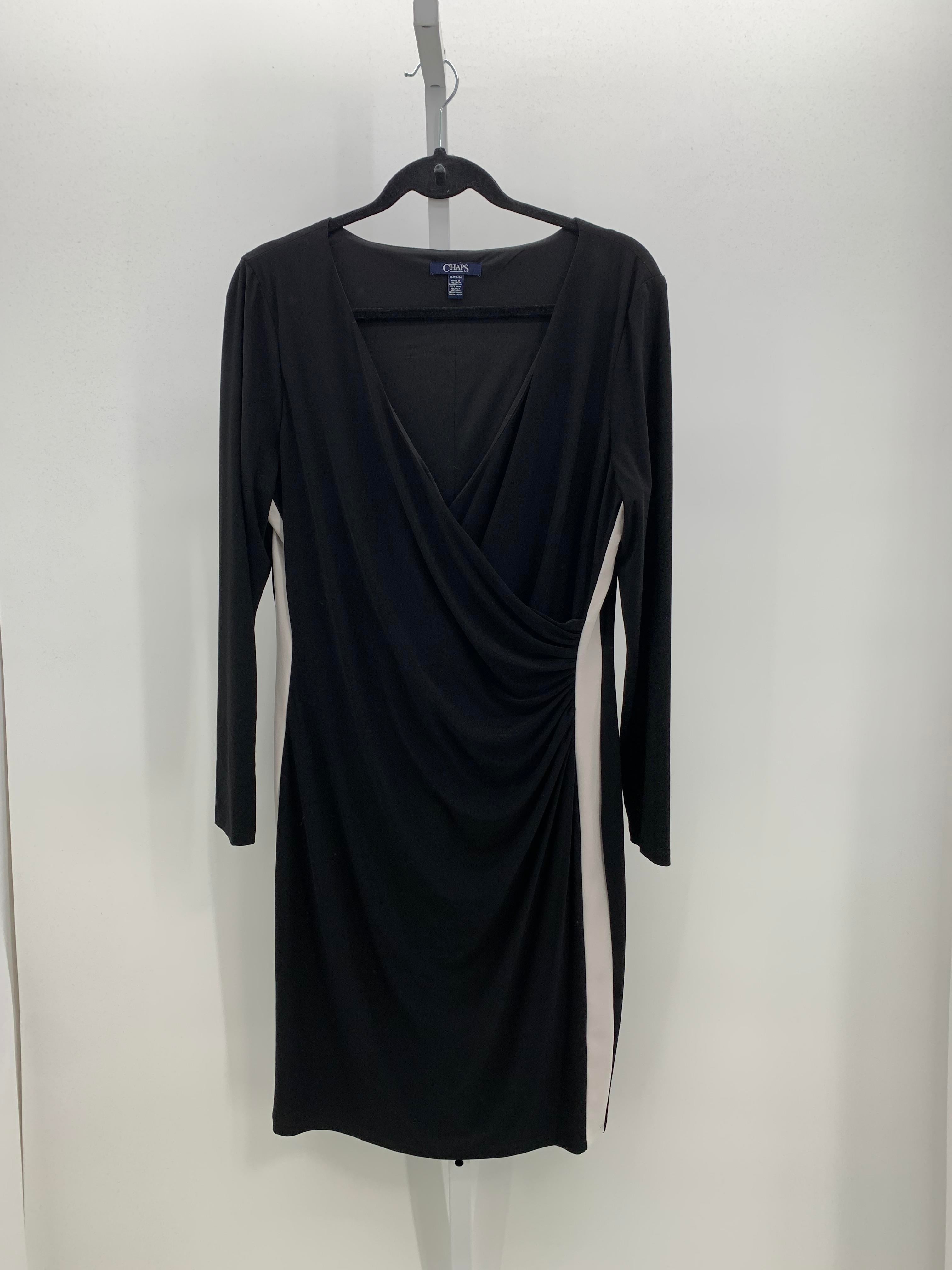 Chaps Size Extra Large Misses Long Sleeve Dress