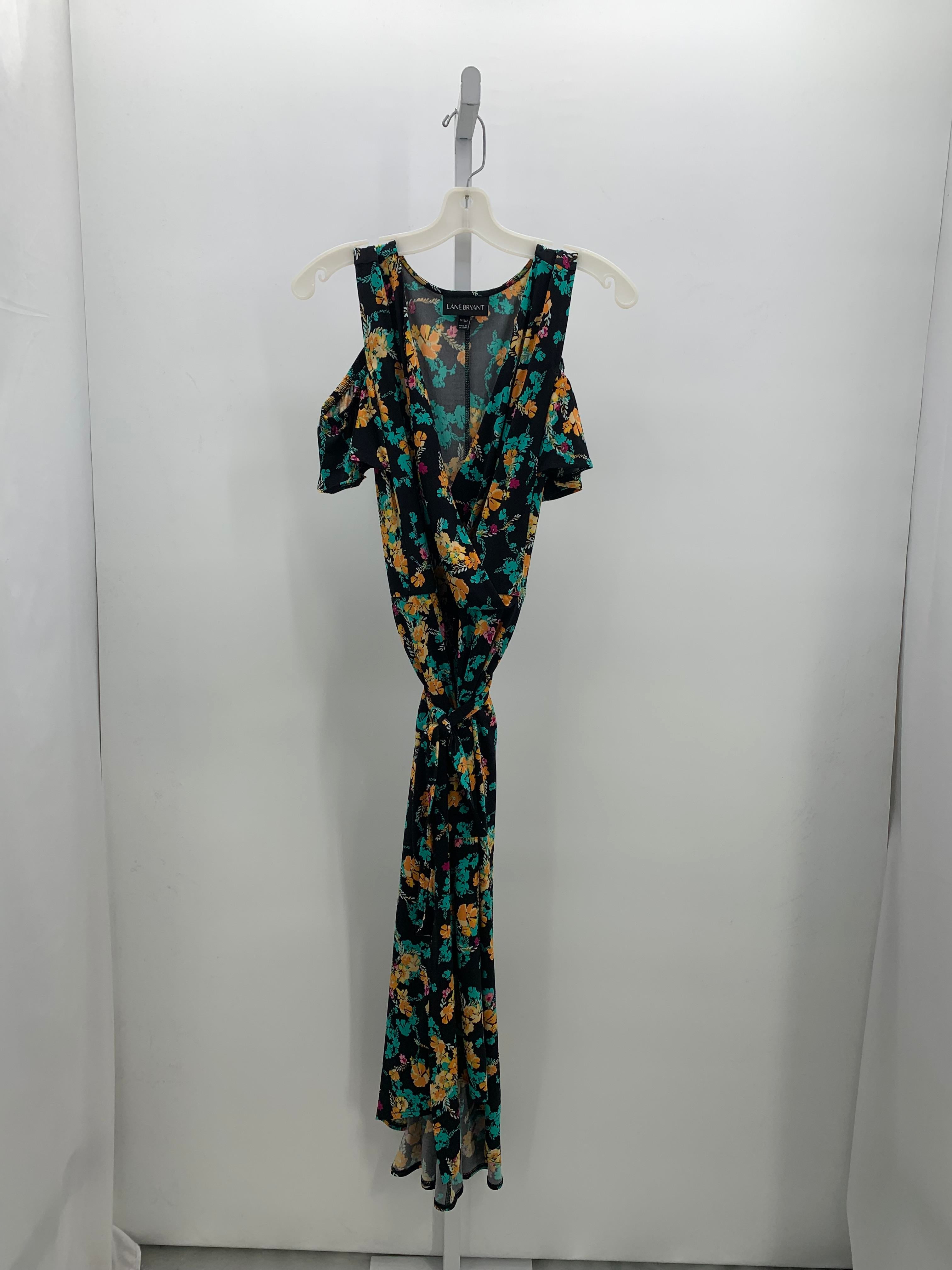 Lane Bryant Size 14/16 WP Womens Short Sleeve Dress