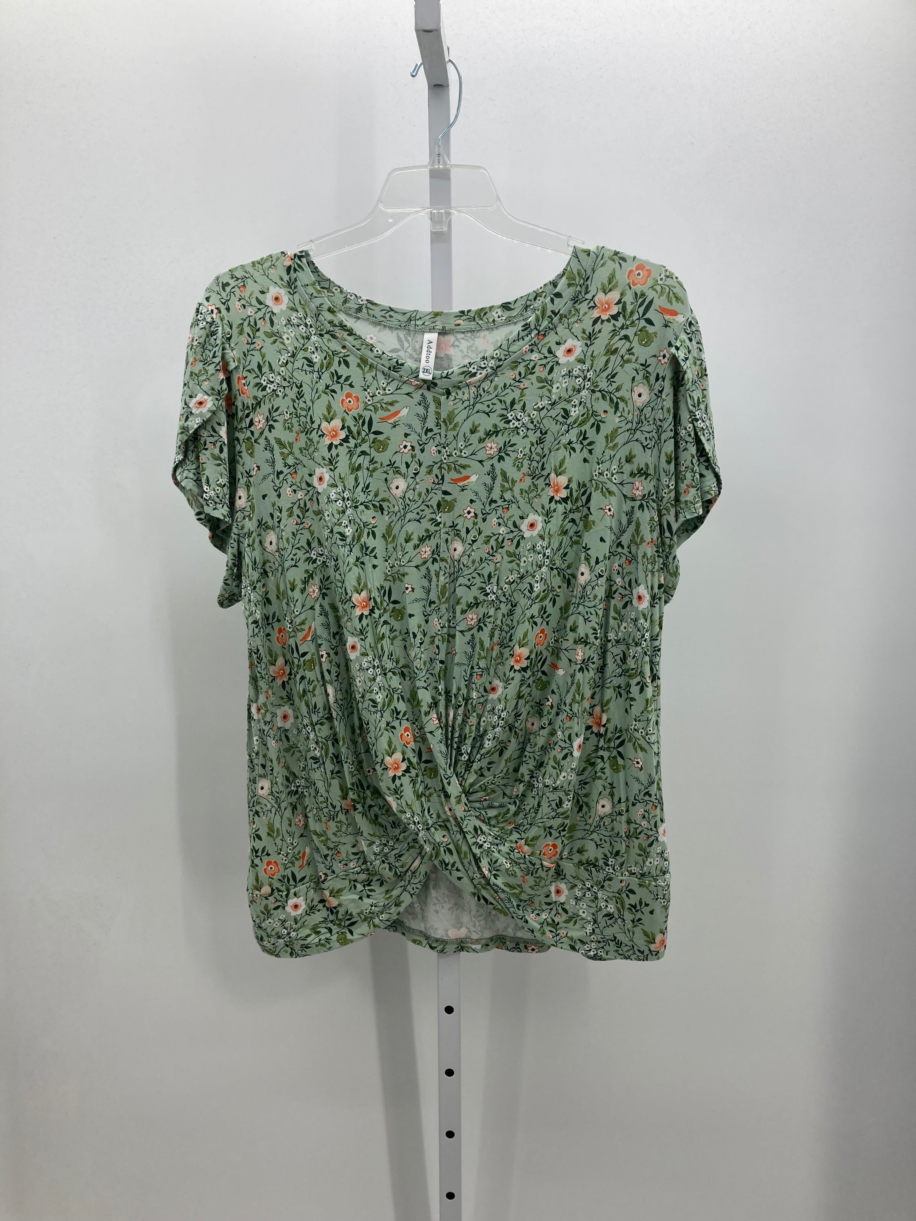 Size 2X Womens Short Sleeve Shirt