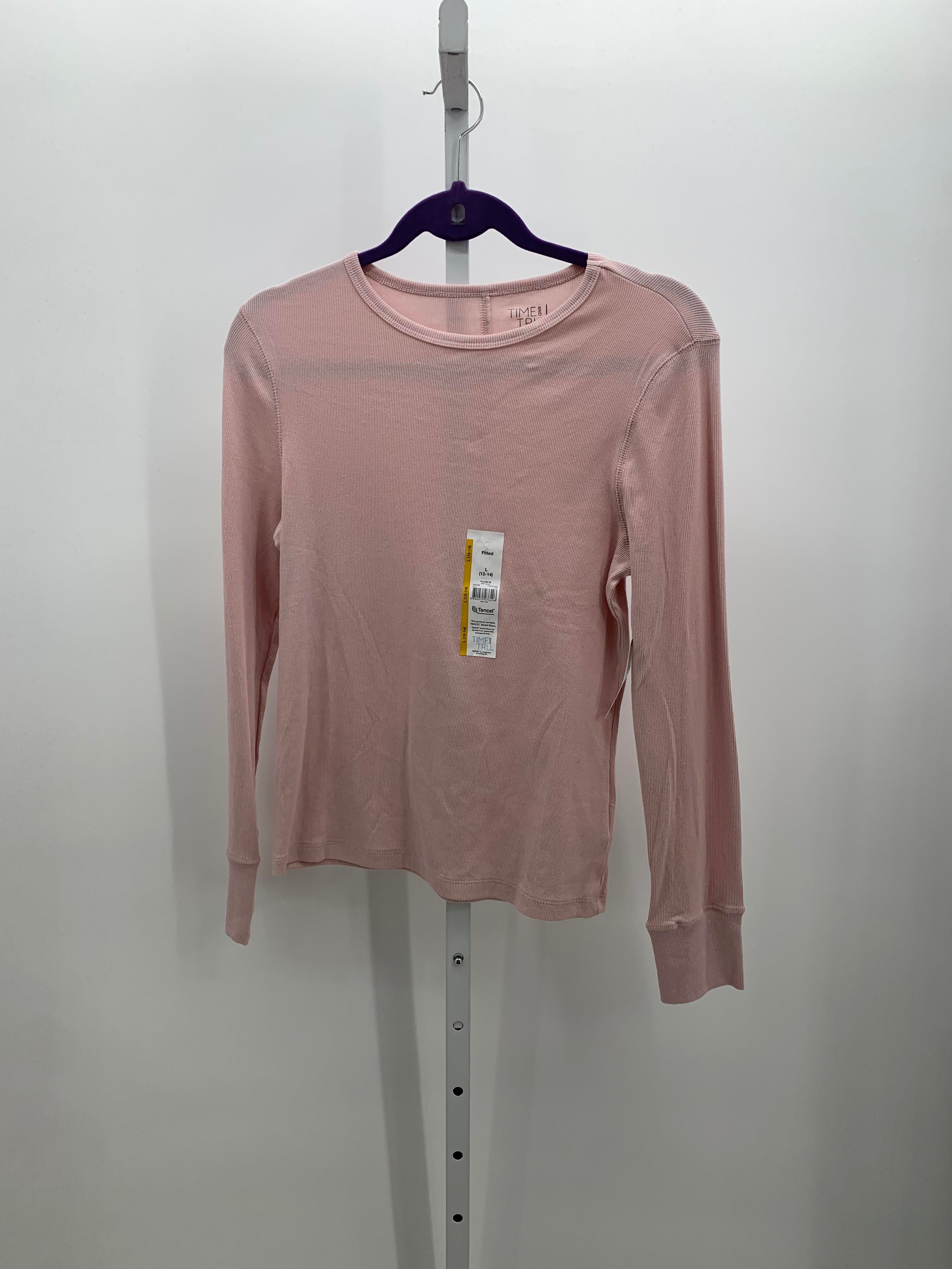 Time and Tru Size Large Misses Long Sleeve Shirt