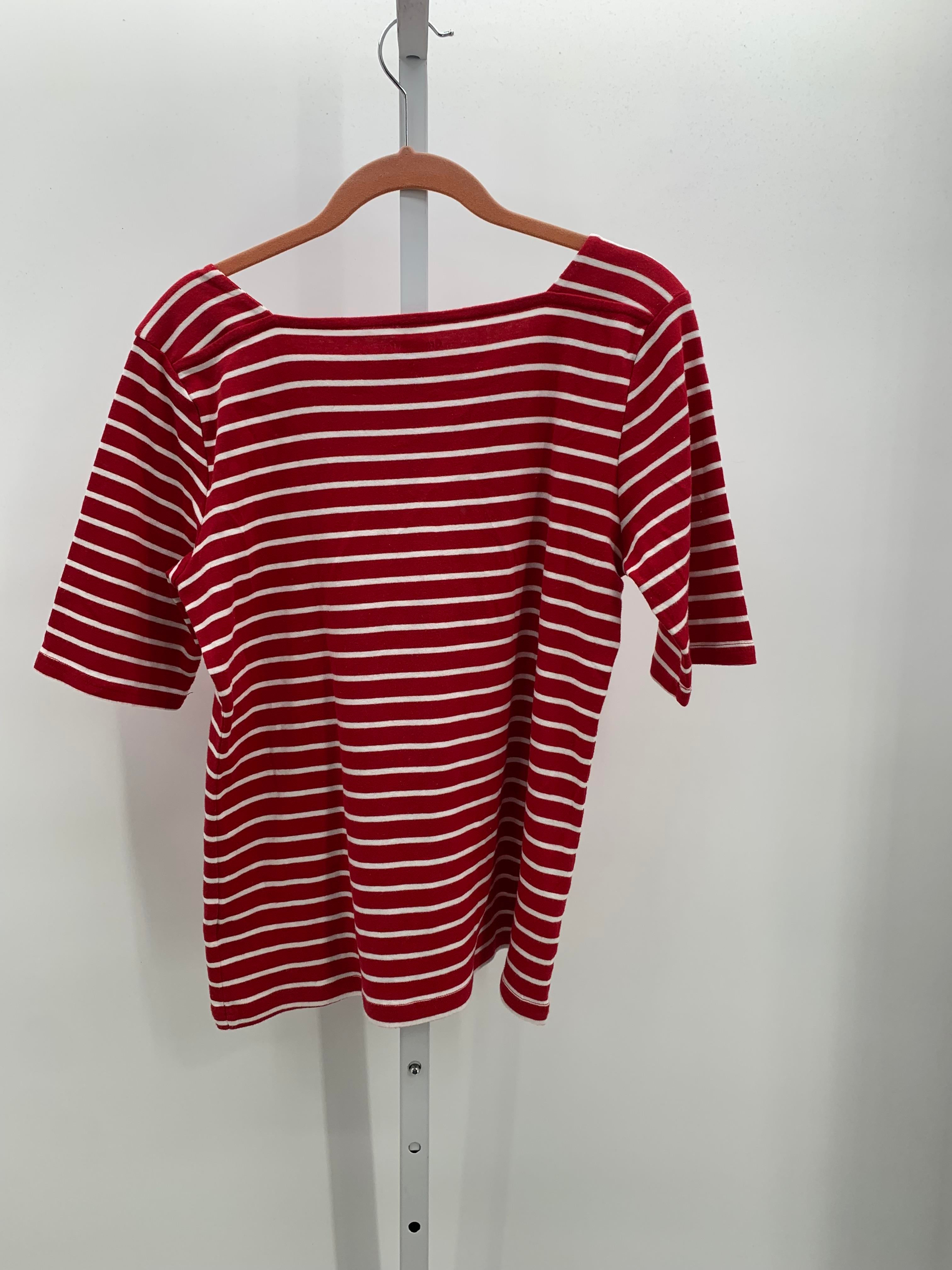 Croft & Barrow Size Medium Misses Short Sleeve Shirt