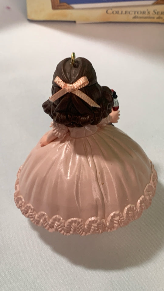 HALLMARK DANCING CLARA NUTCRACKER ORNAMENT.