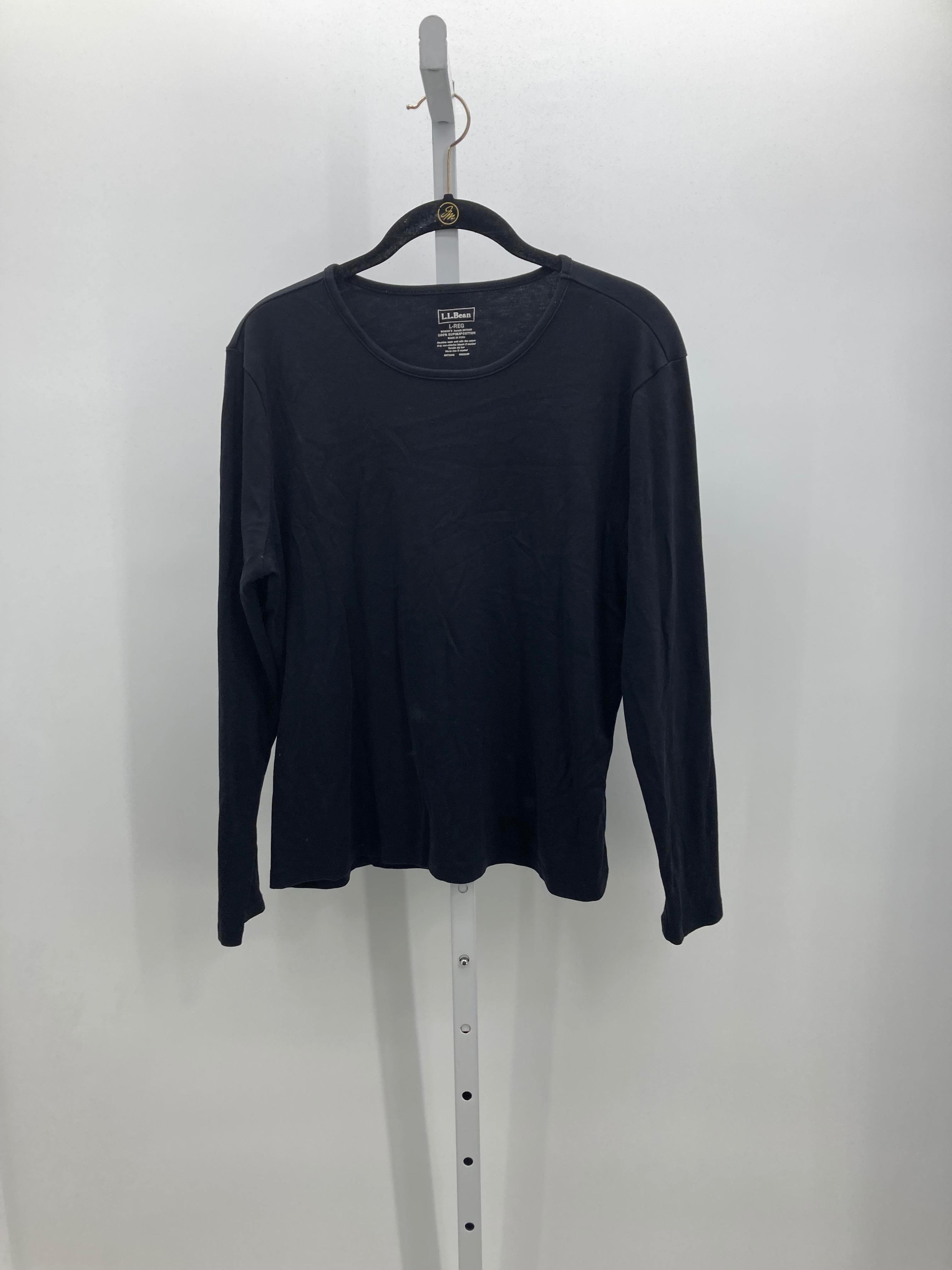 LL Bean Size Large Misses Long Sleeve Shirt