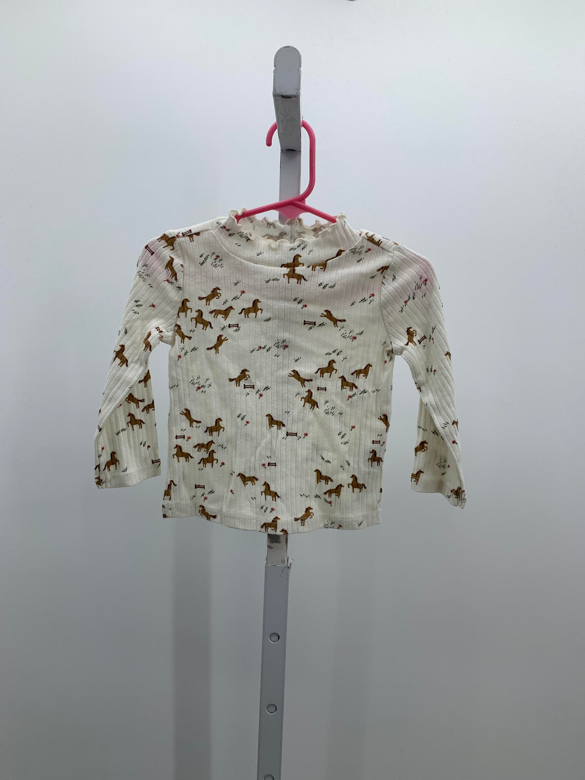 Wonder Nation Size 12 Months Girls Long Sleeve Shirt