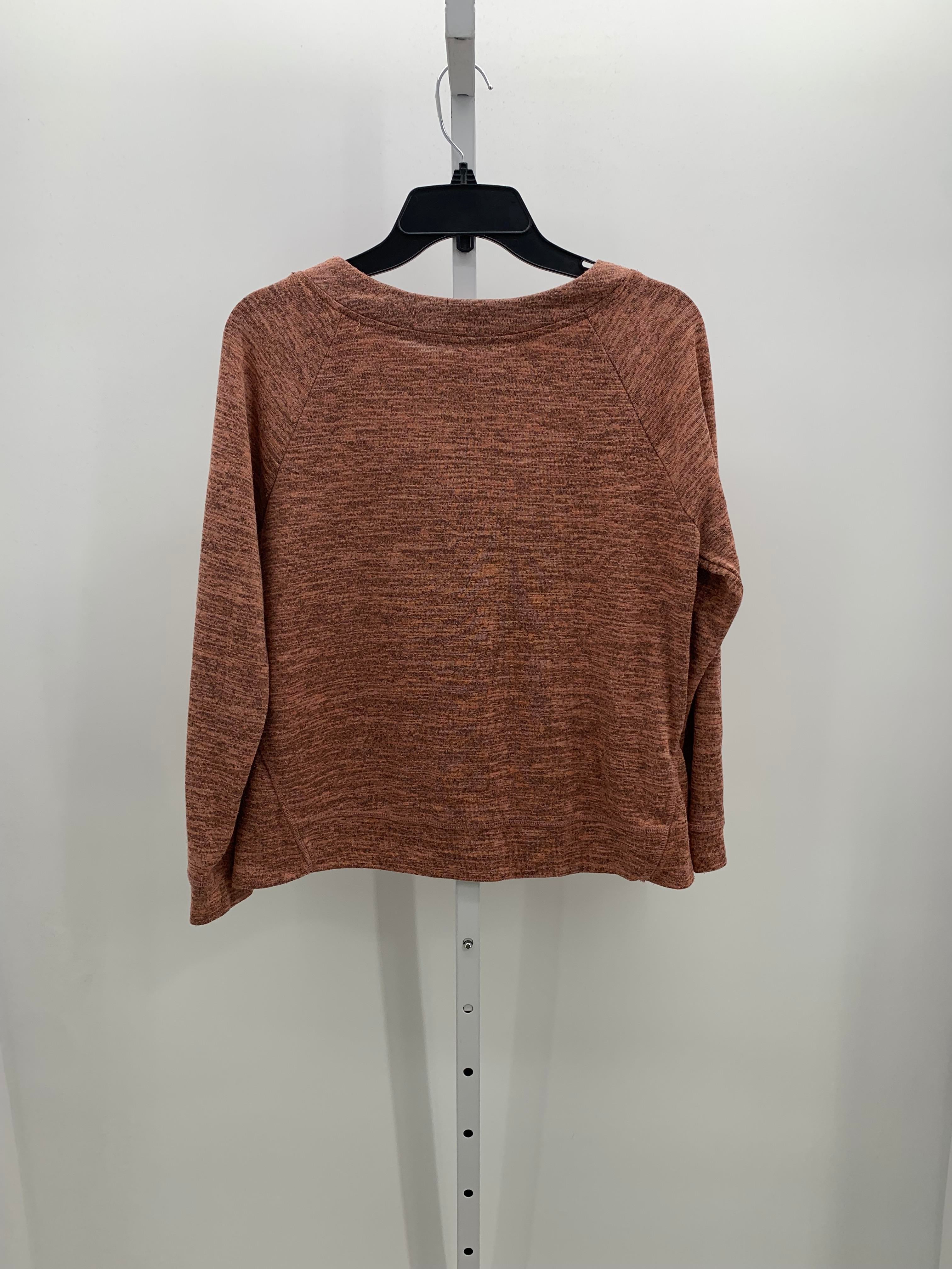 NY Collection Size Medium Petite Petite Long Sleeve Shirt
