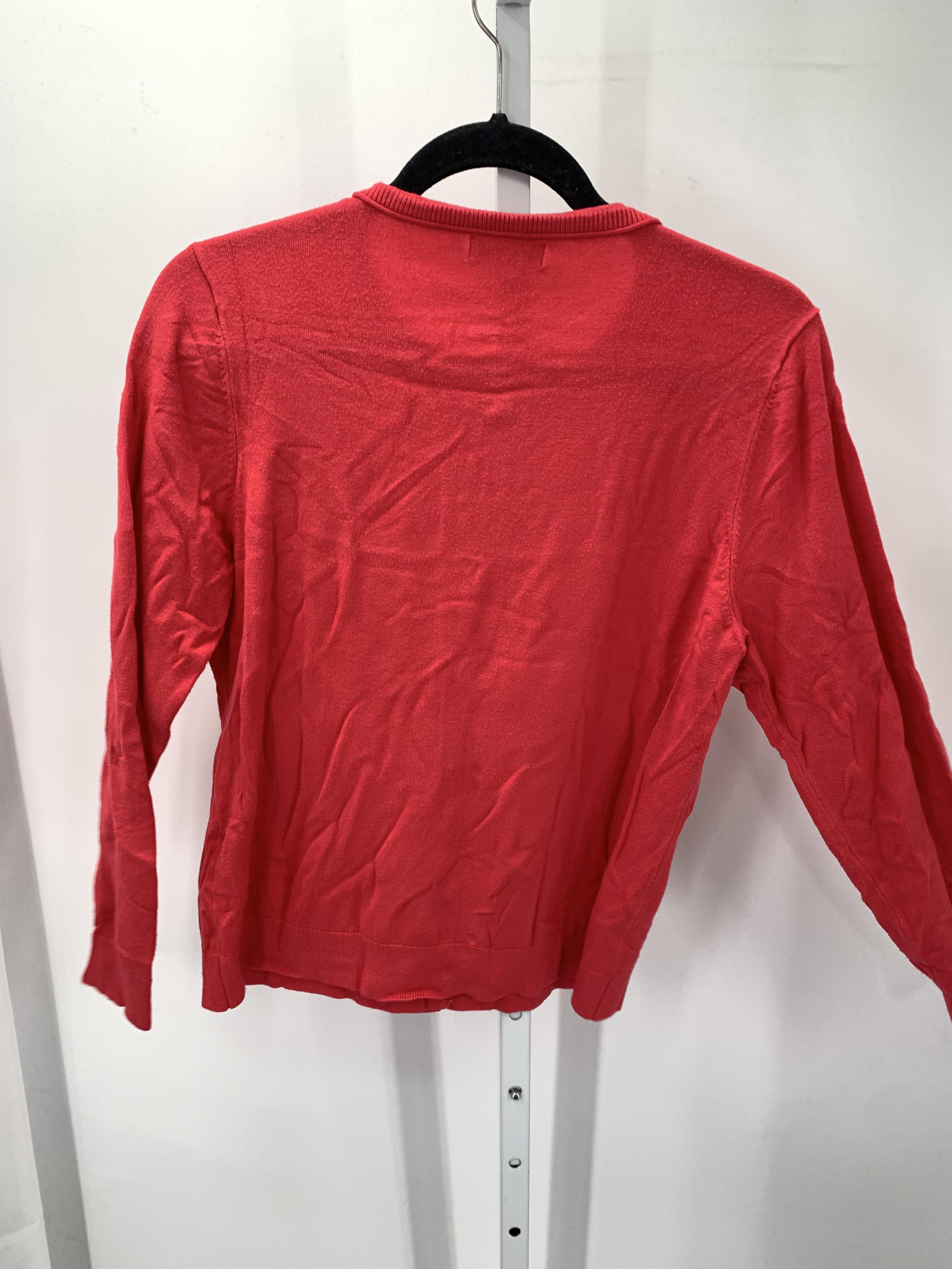 Calvin Klein Size Large Misses Long Slv Sweater