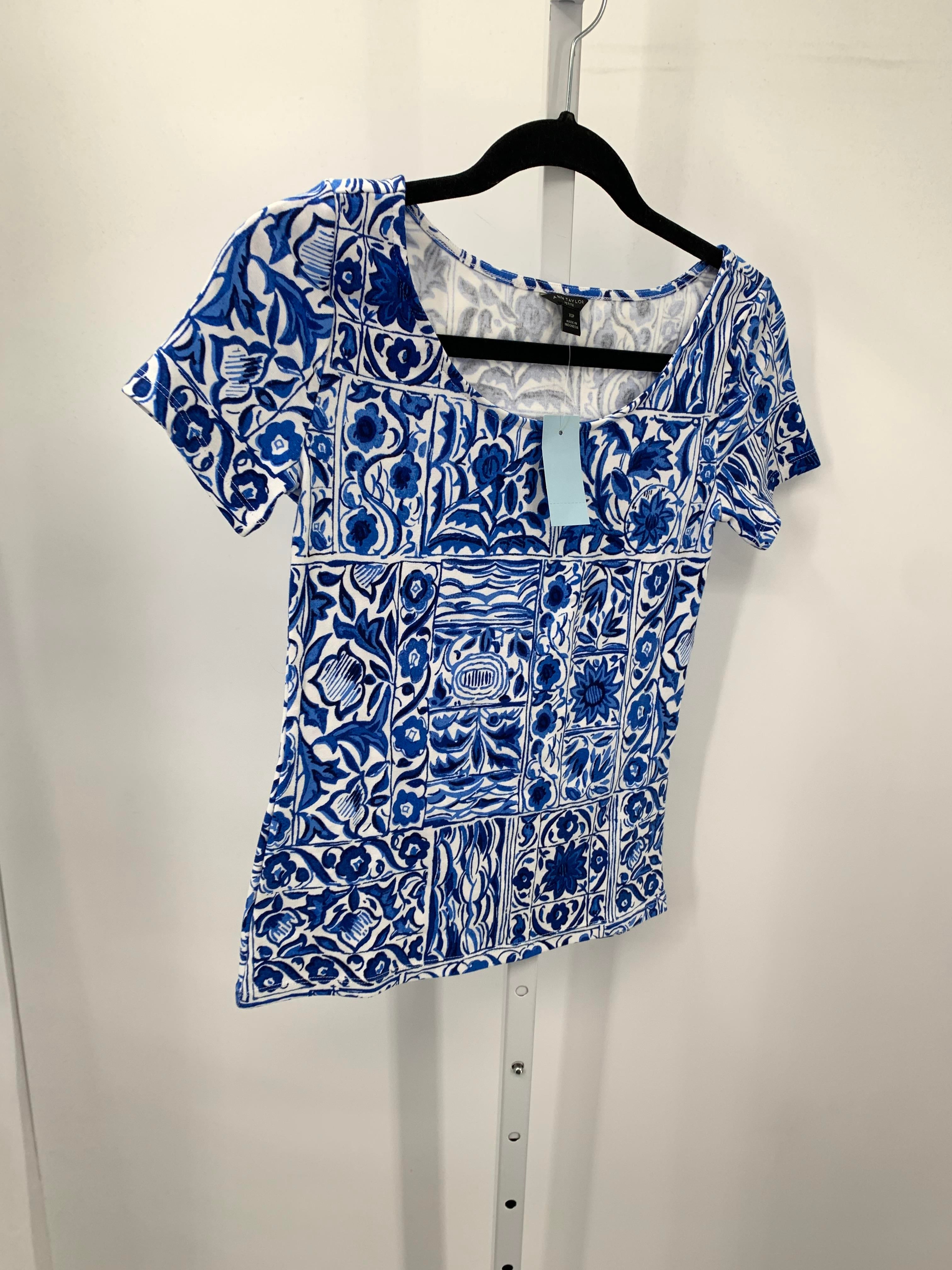 Ann Taylor Size X Small Petite Petite Short Sleeve Shirt