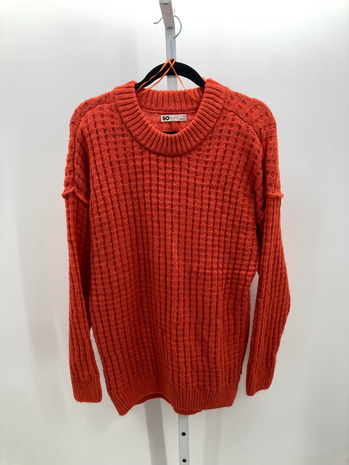 SO Size Extra Large Juniors Long Sleeve Sweater