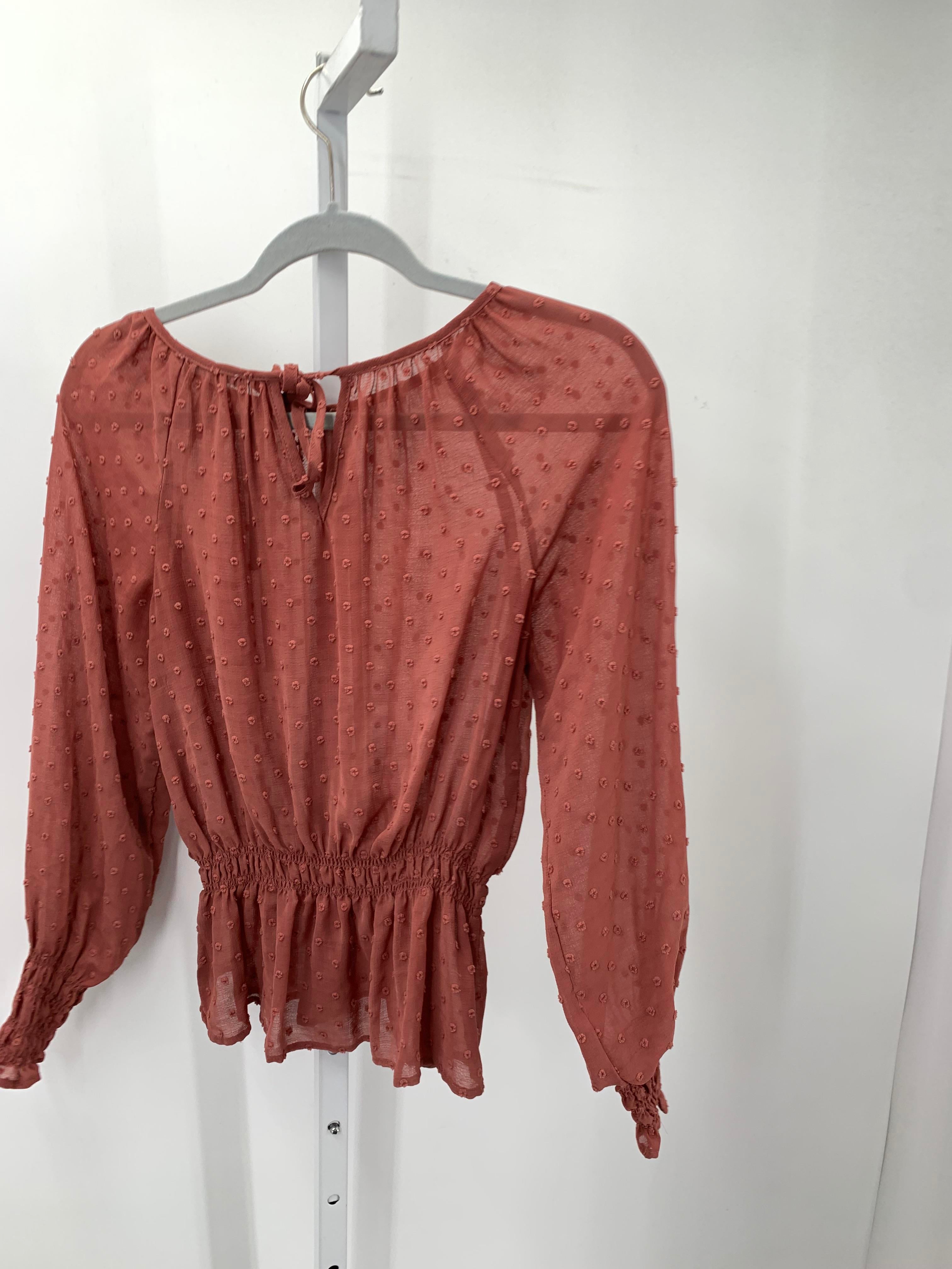 Mine Size Small Juniors Long Sleeve Shirt