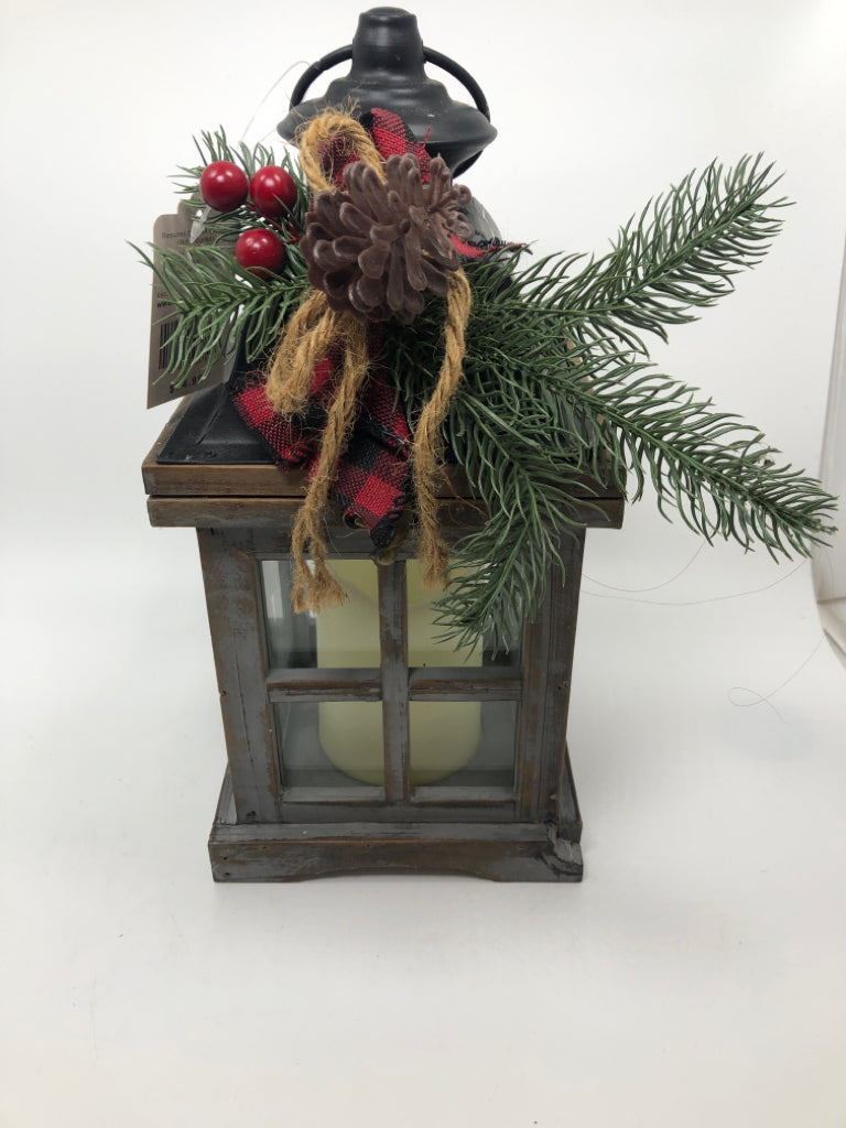 LED CANDLE LANTERN W/WINTER PIP.