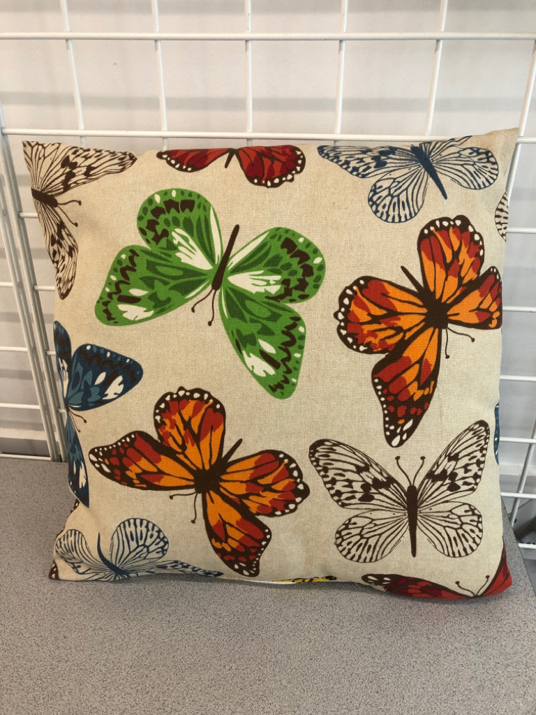 BUTTERFLY ACCENT PILLOW.