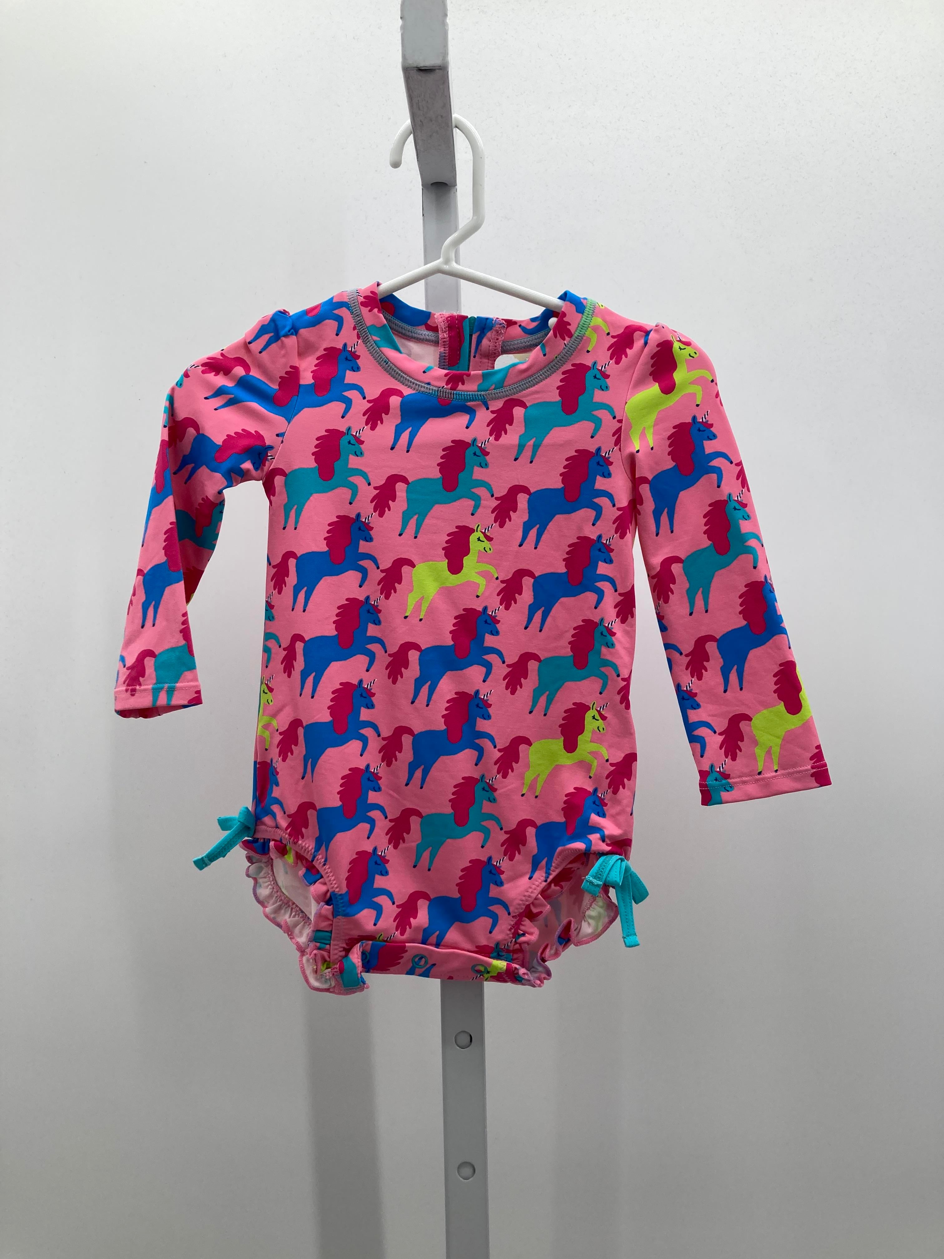 Hatley Size 6-9 mon Girls Swim Suit