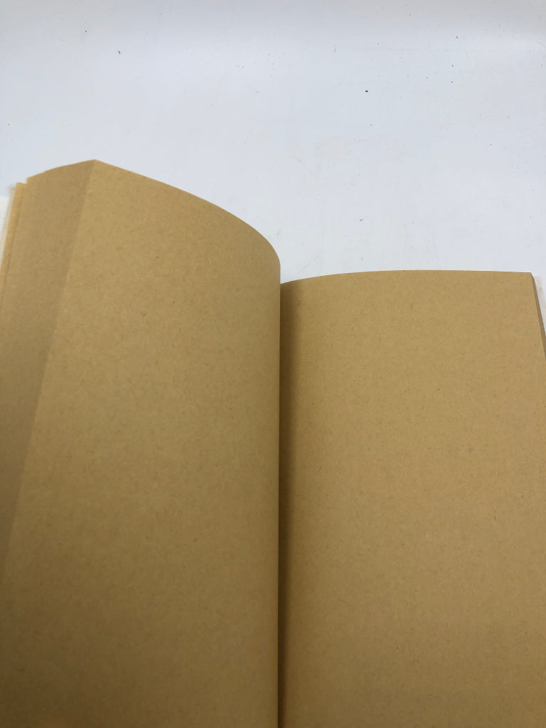 MEMOIRES DE J CASANOVA DECORATIVE DISTRESSED BLANK NOTEBOOK.