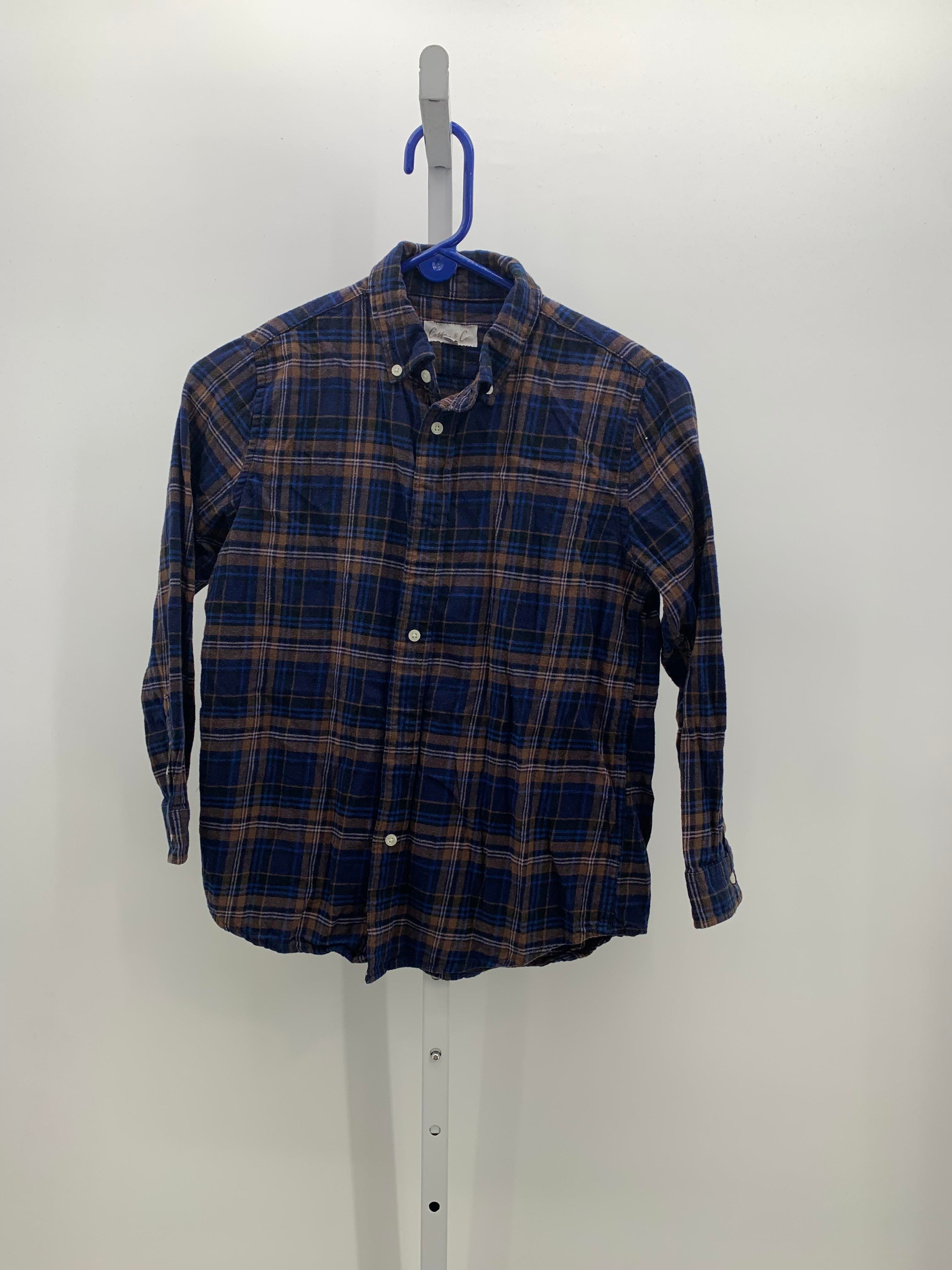 BROWN PLAID.