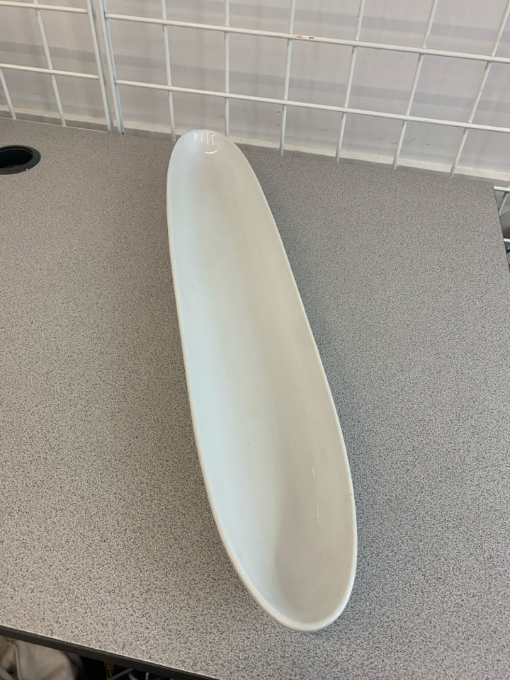 POTTERY BARN GREAT WHITE OLIVE TRAY.