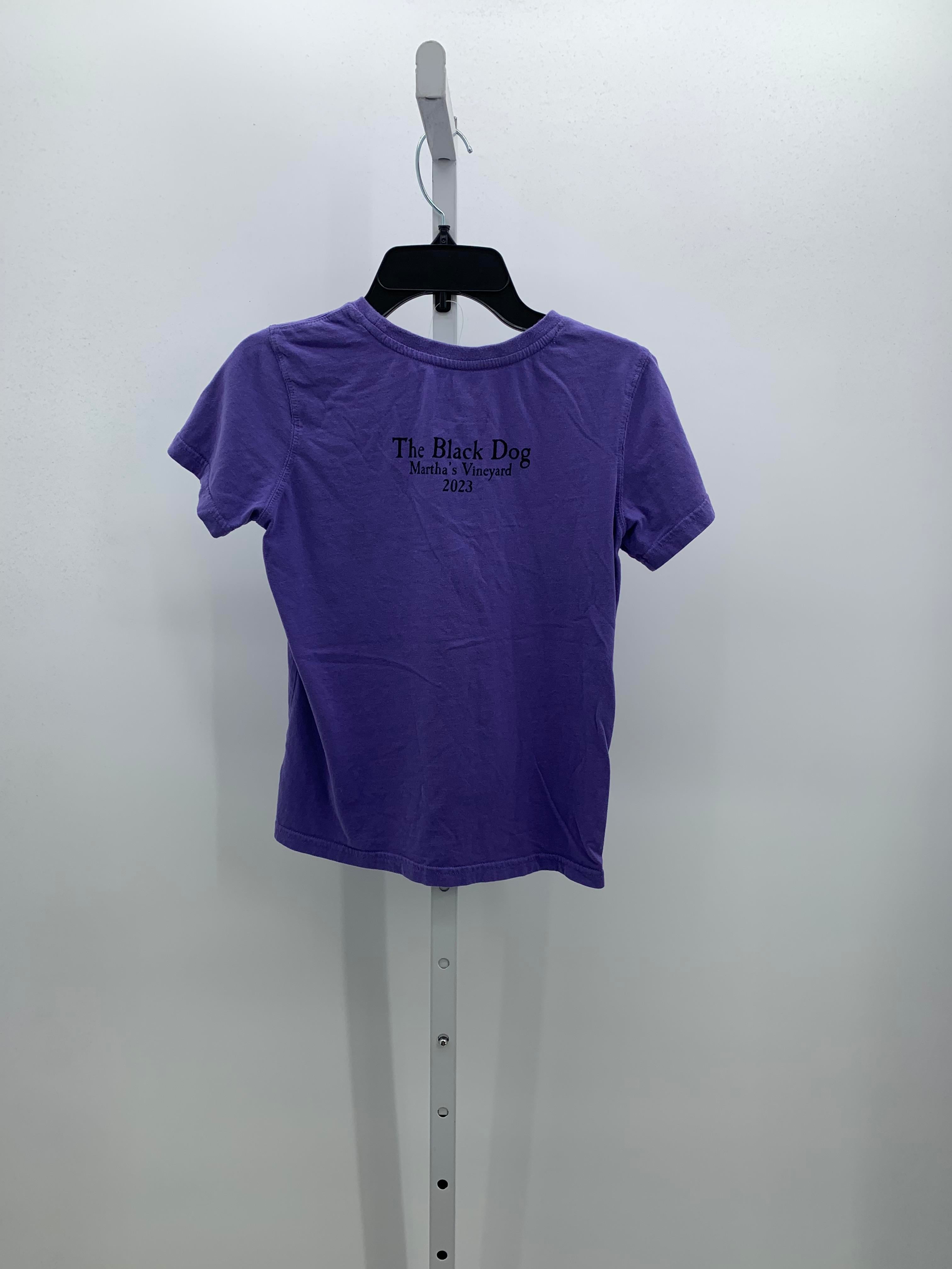 Black Dog Size 10-12 Girls Short Sleeve Shirt