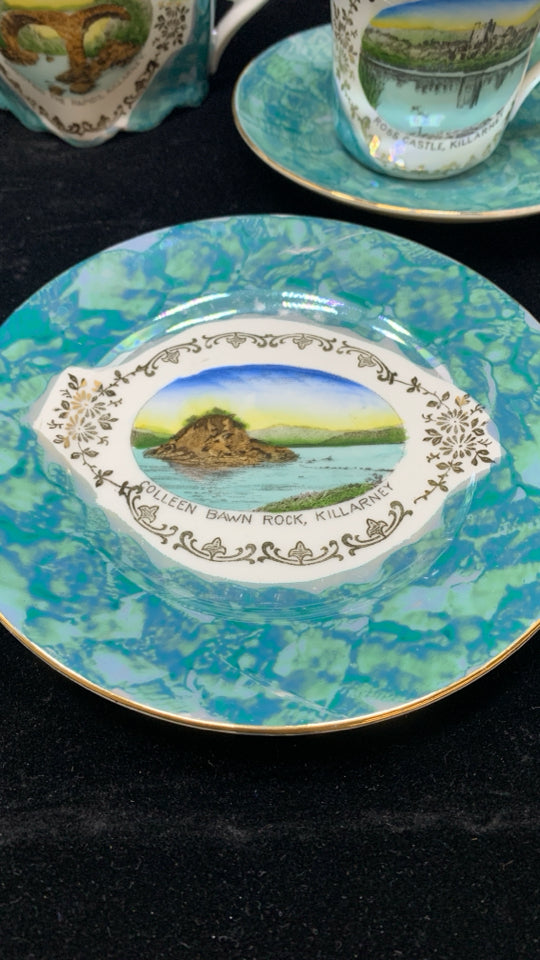 VTG 7PC COLLEEN BAWN ROCK KILLARNEY TEA SET.