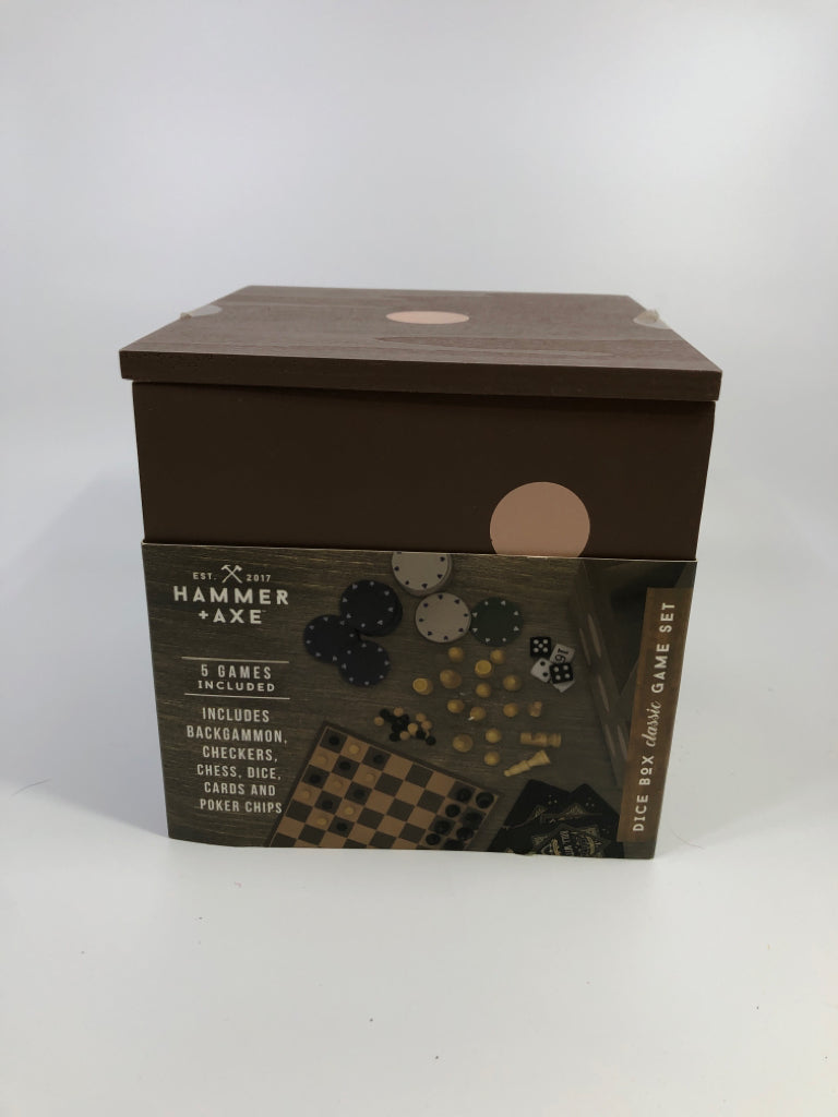 NIB 5 GAME CLASSIC GAME SET.