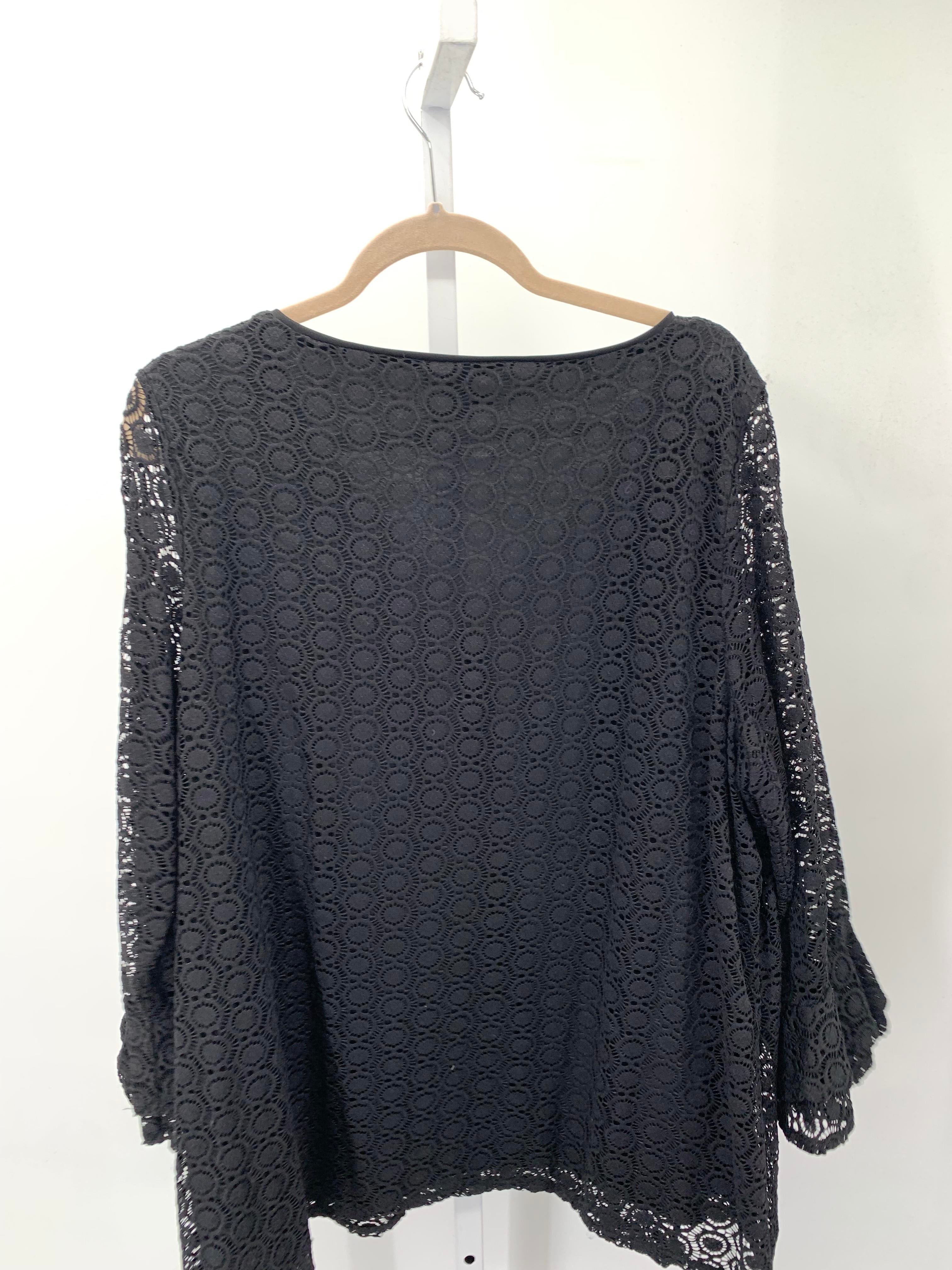 Dress Barn Size 3X Womens 3/4 Sleeve Shirt