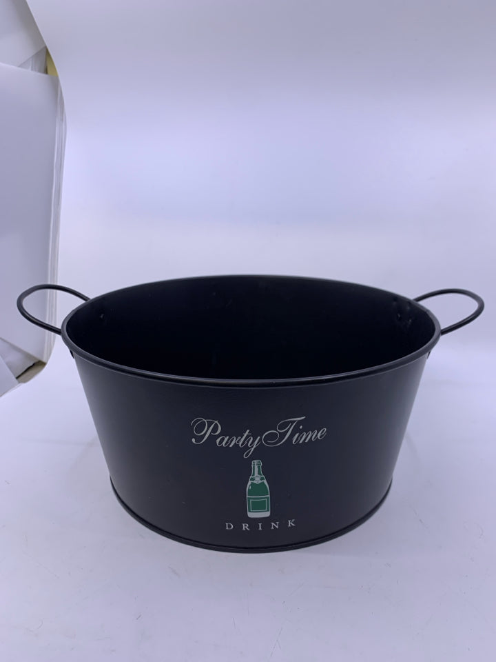 "PARTY TIME" DRINK ICE BUCKET.