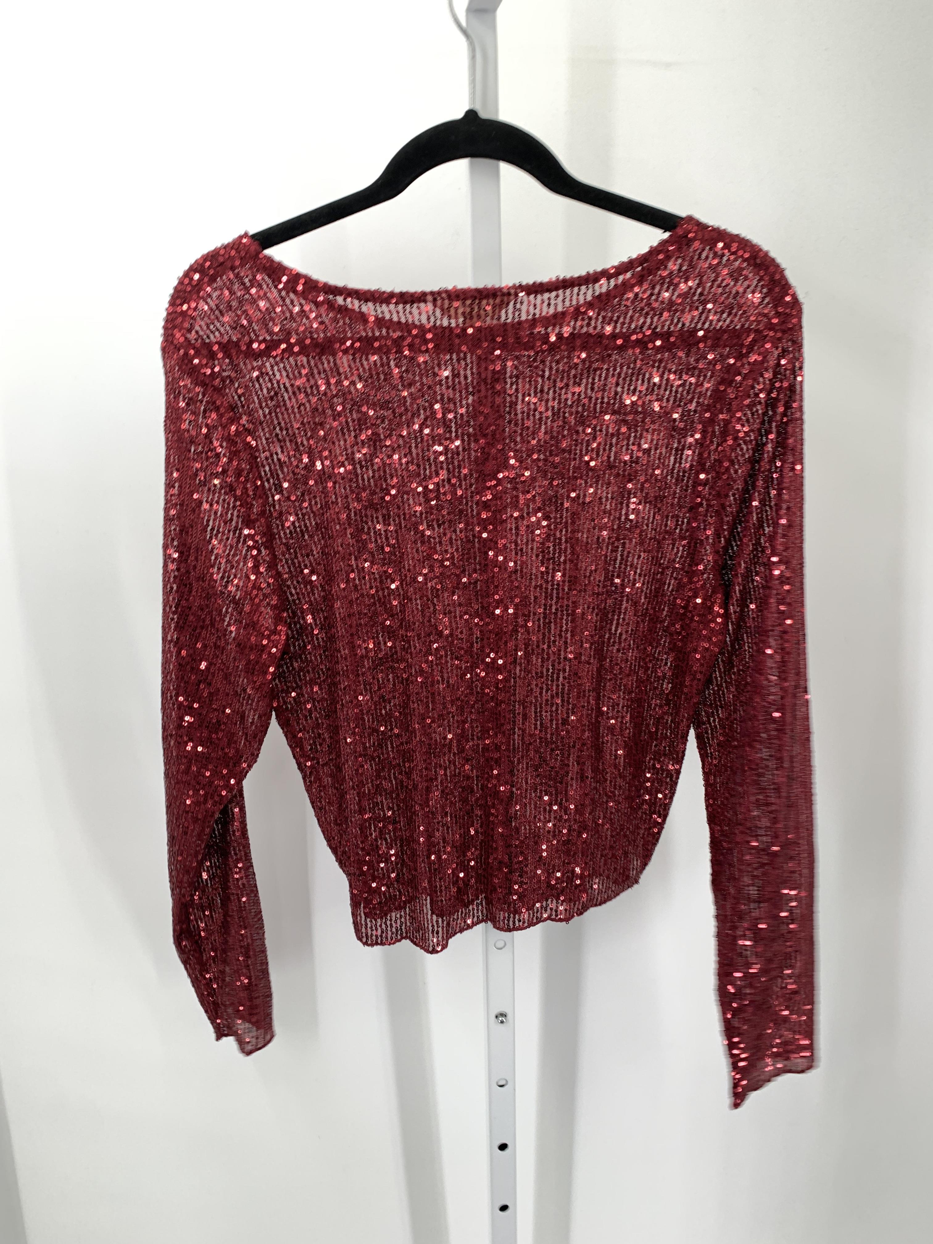 Lucky Brand Size Large Misses Long Sleeve Shirt