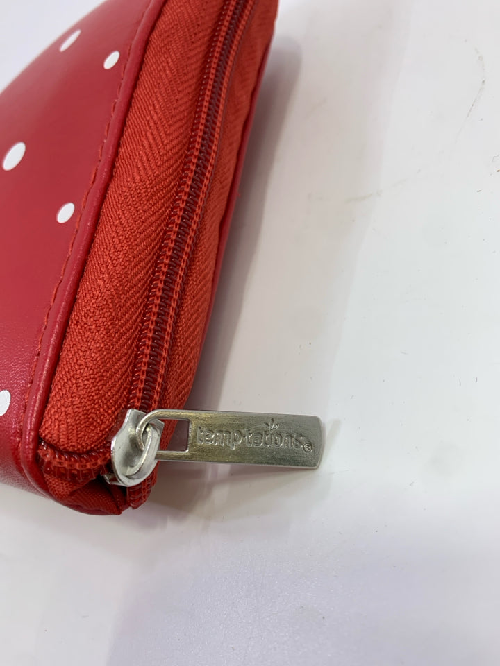 RED TEMPTATIONS FOLDING INSULATED FOOD STORAGE BAG.