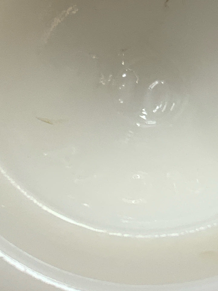VTG BLUE "COURTING COUPLE" AVON MILK GLASS CUP.