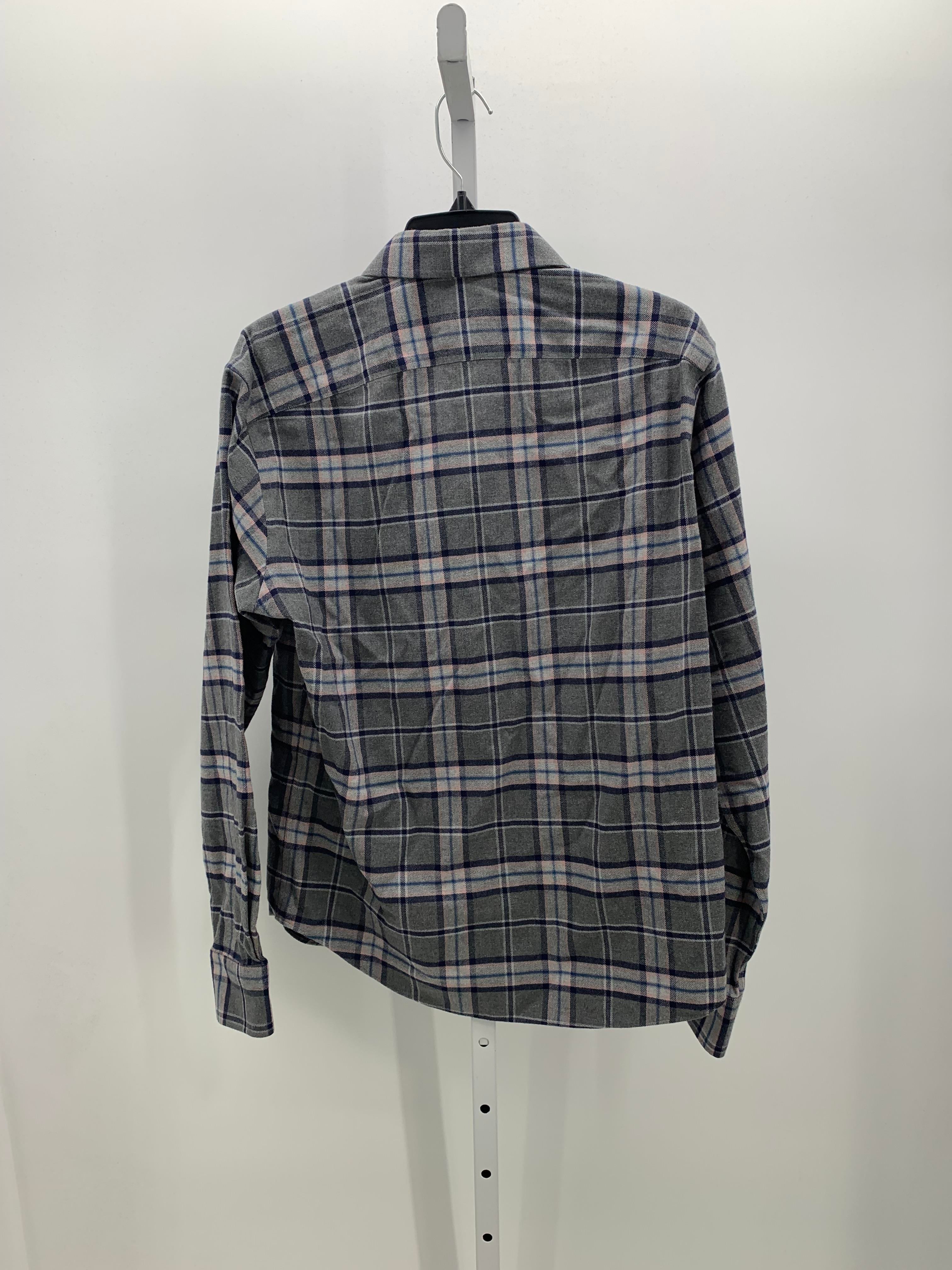 PLAID BTN DOWN
