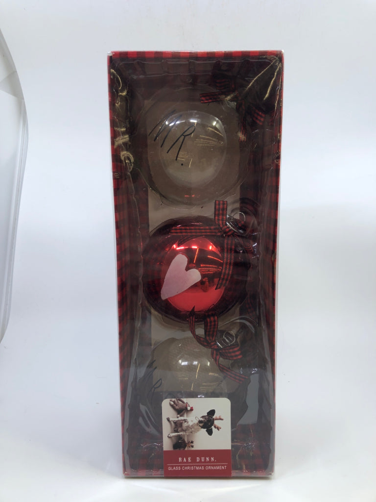 NIP MR & MRS ORNAMENTS RAE DUNN.