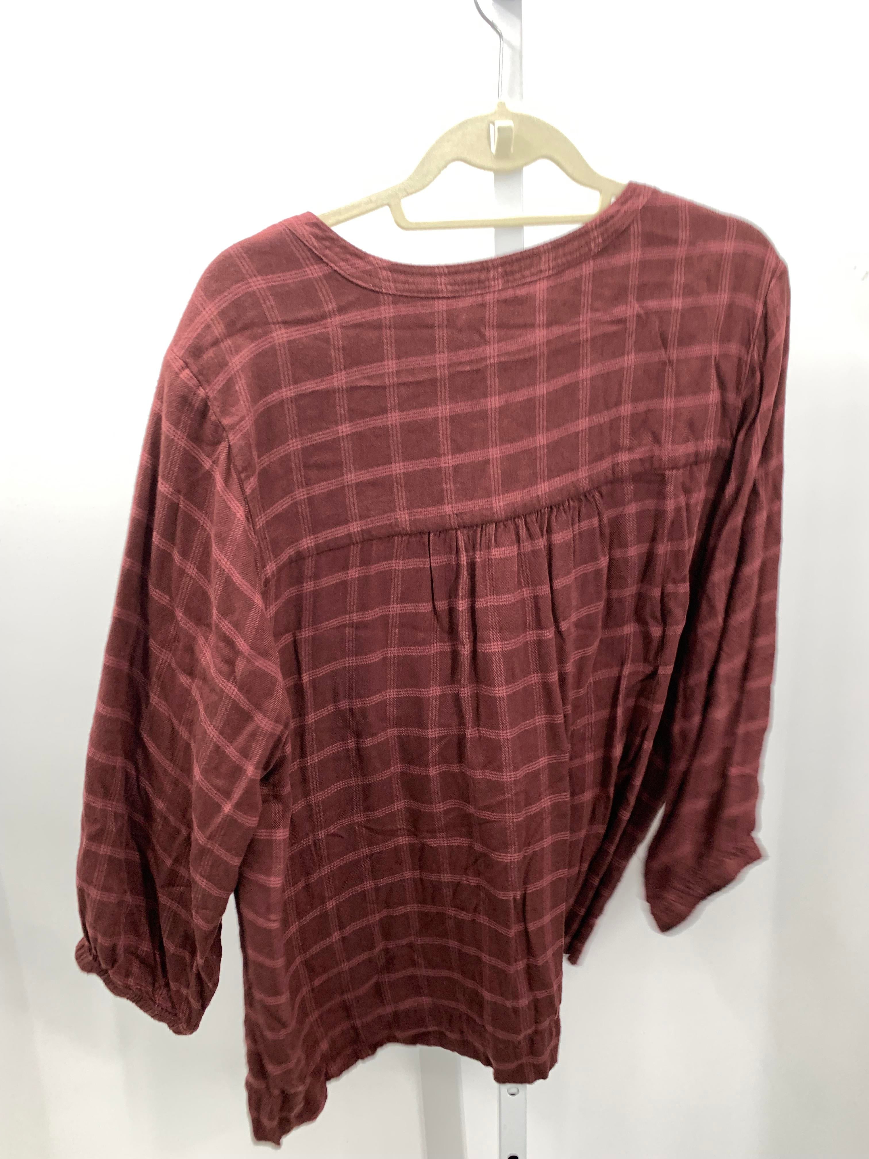 Wrangler Size XXL Misses Long Sleeve Shirt