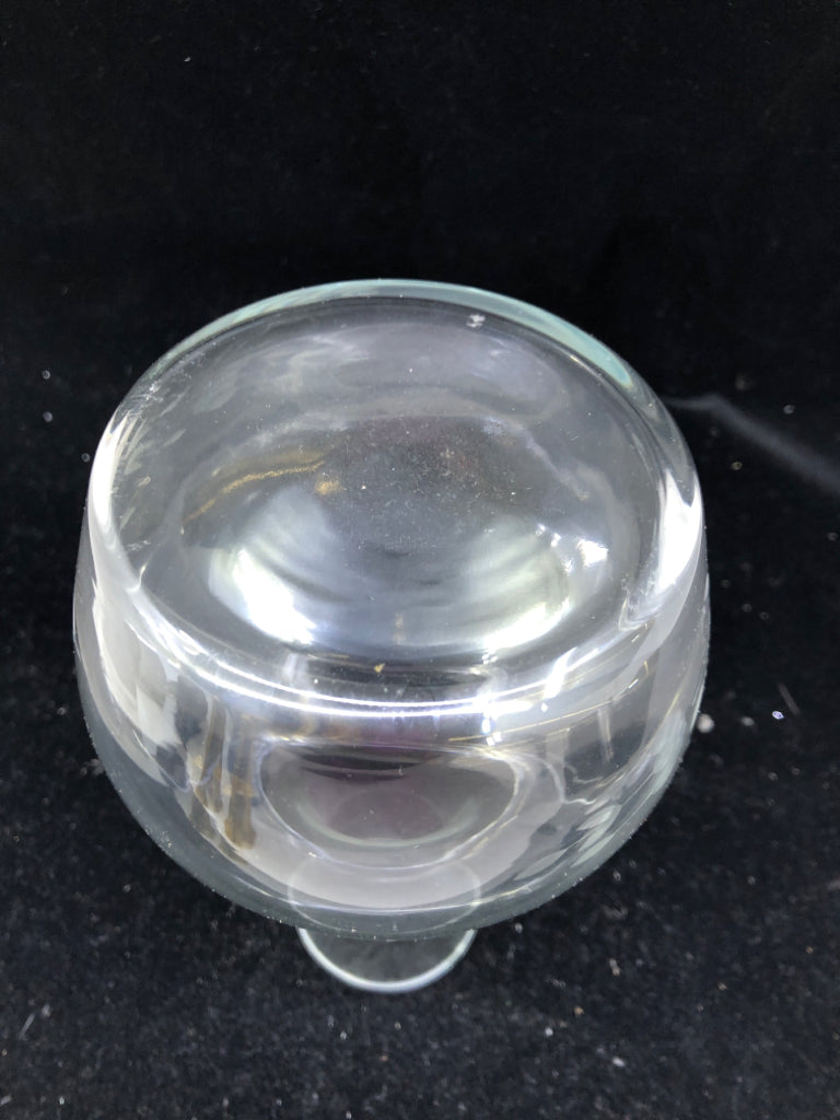 ETCHED PRINCESS HOUSE DECANTER *NO STOPPER*.