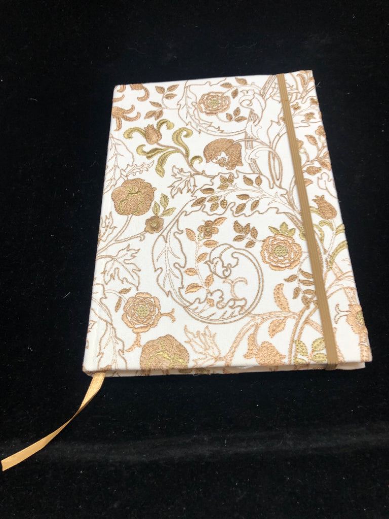 STITCHED LINED NOTEBOOK.