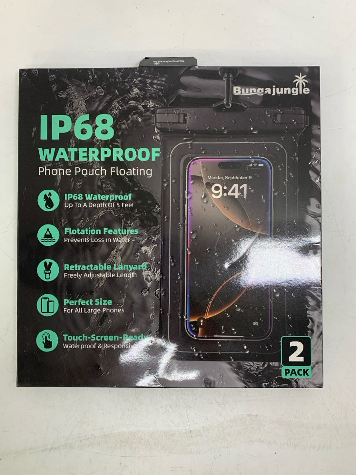 NIB WATERPROOF PHONE POUCH FLOATING.