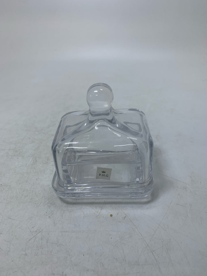 SMALL COVERED BUTTER DISH/ SERVER.