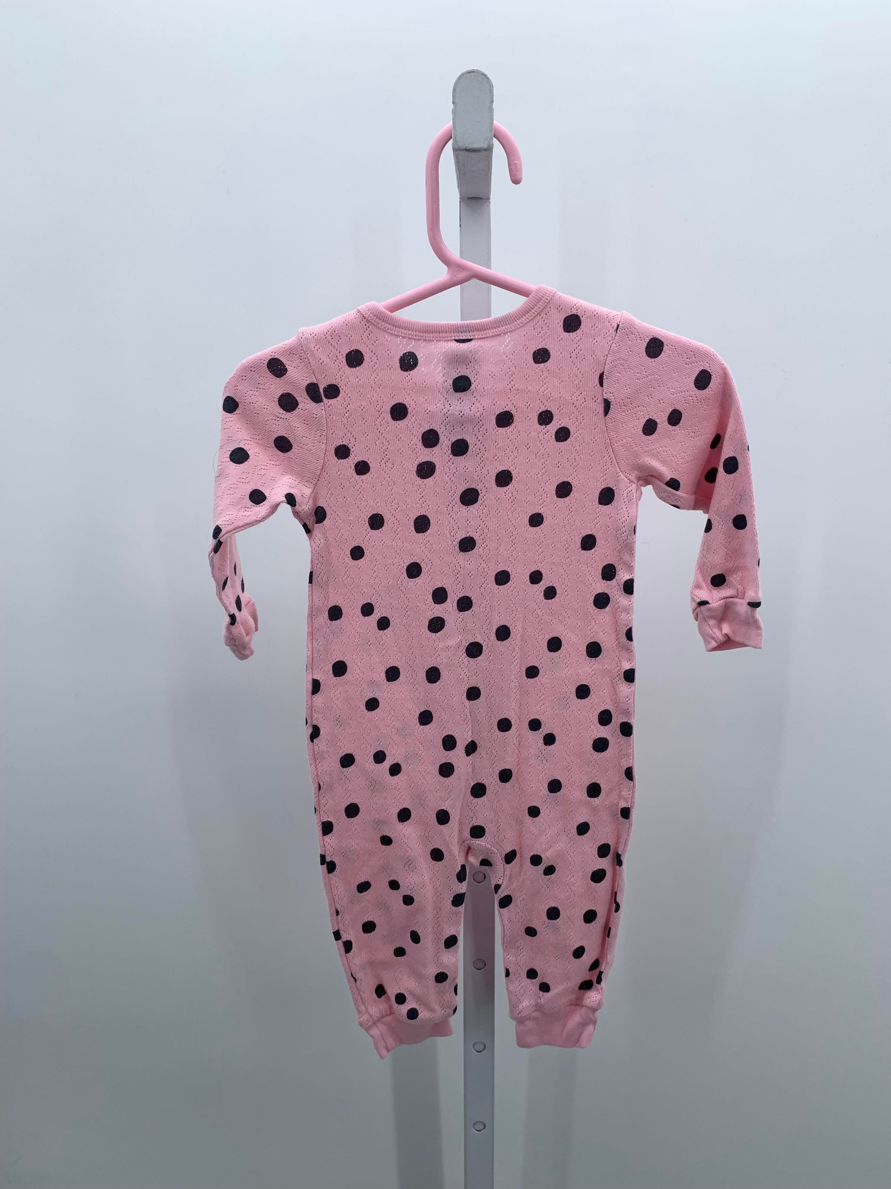 Gerber Size 6-9 mon Girls Long Slv. Romper