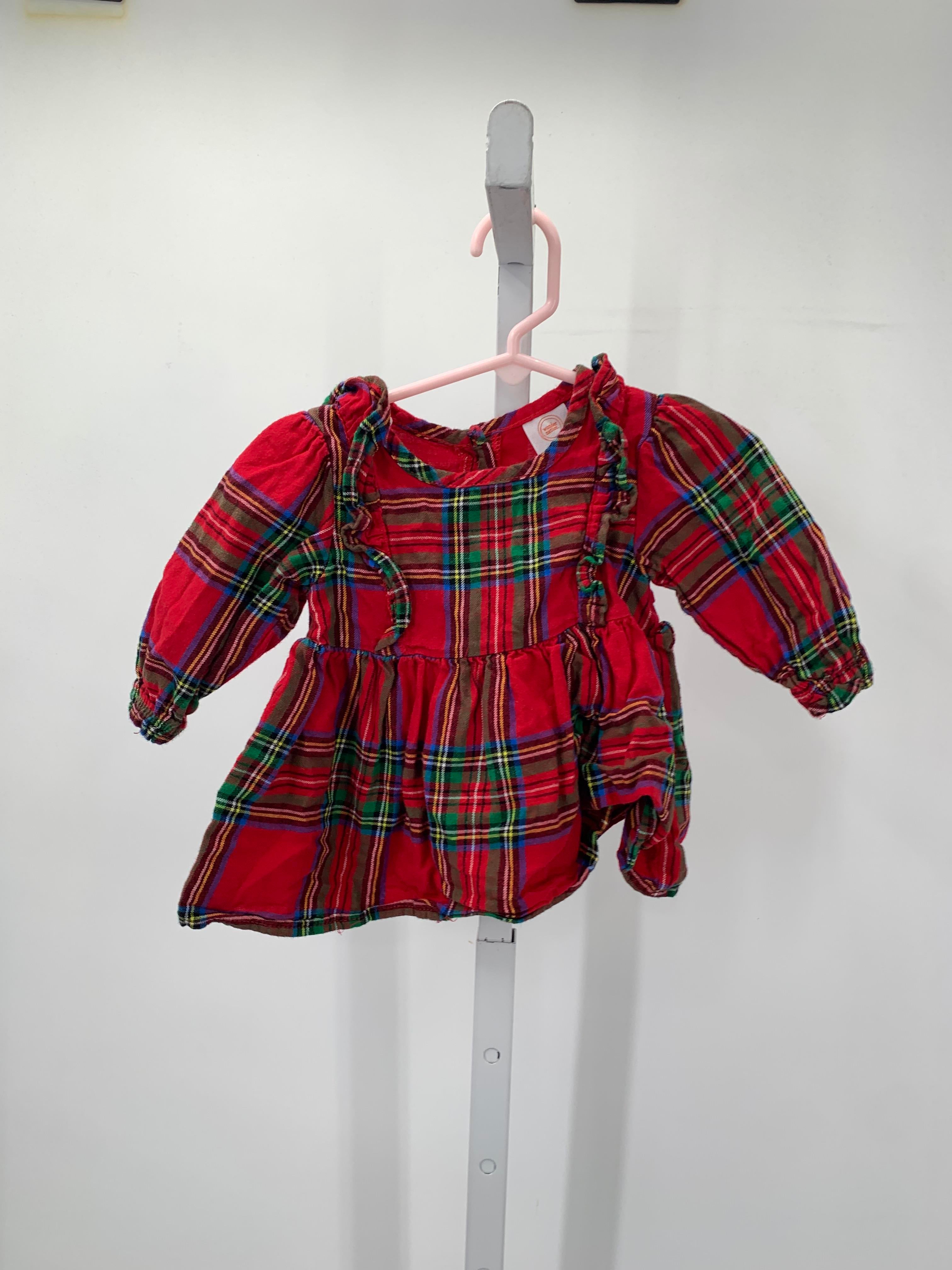 Wonder Nation Size 3-6 Months Girls Long Sleeve Dress