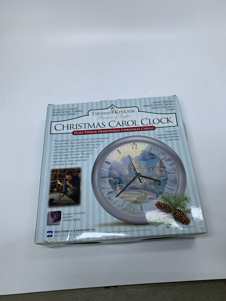NIB THOMAS KINKADE THE NIGHT BEFORE CHRISTMAS LIGHT UP/MUSICAL.