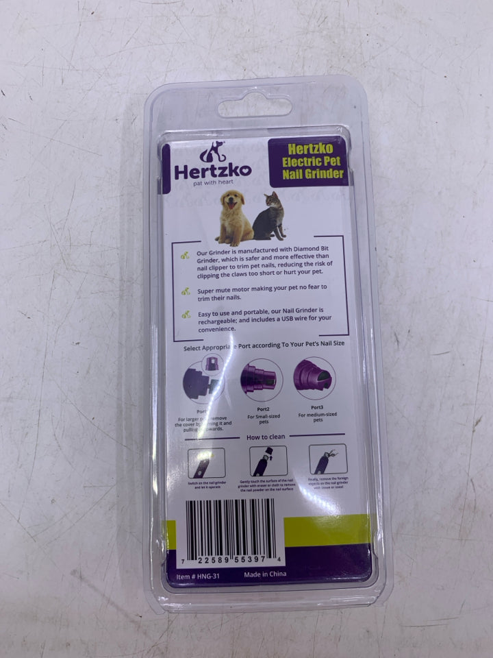 NIP ELECTRIC PET NAIL GRINDER.