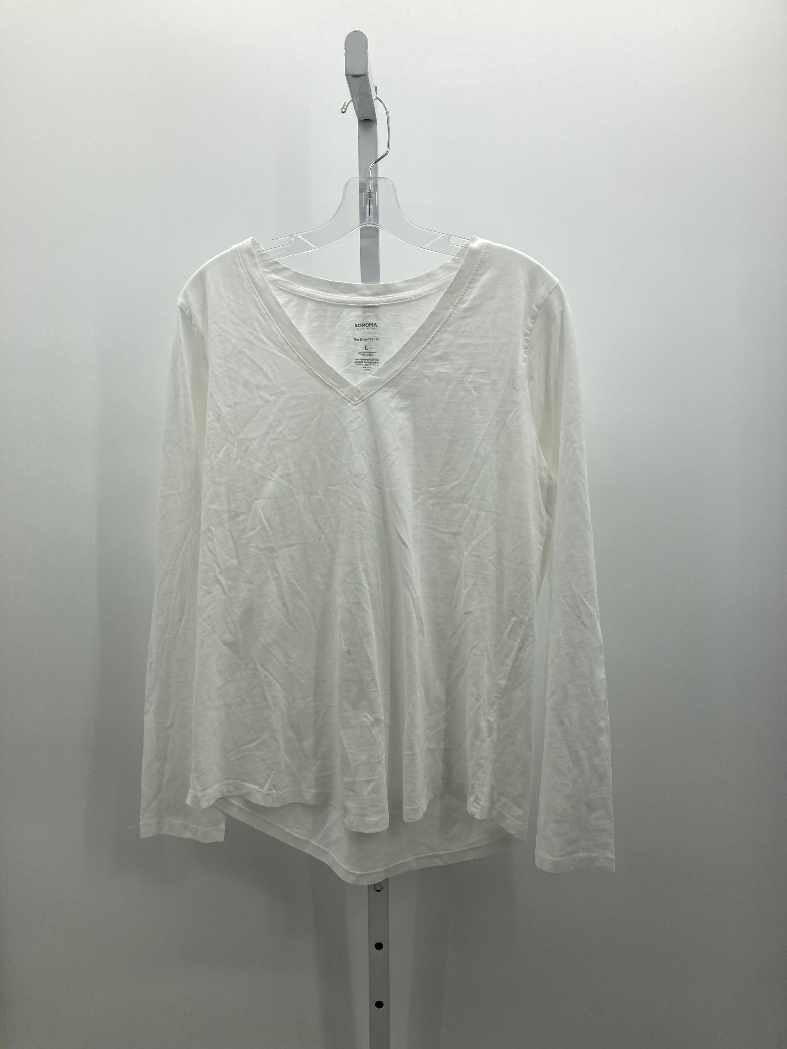 Sonoma Size Large Misses Long Sleeve Shirt