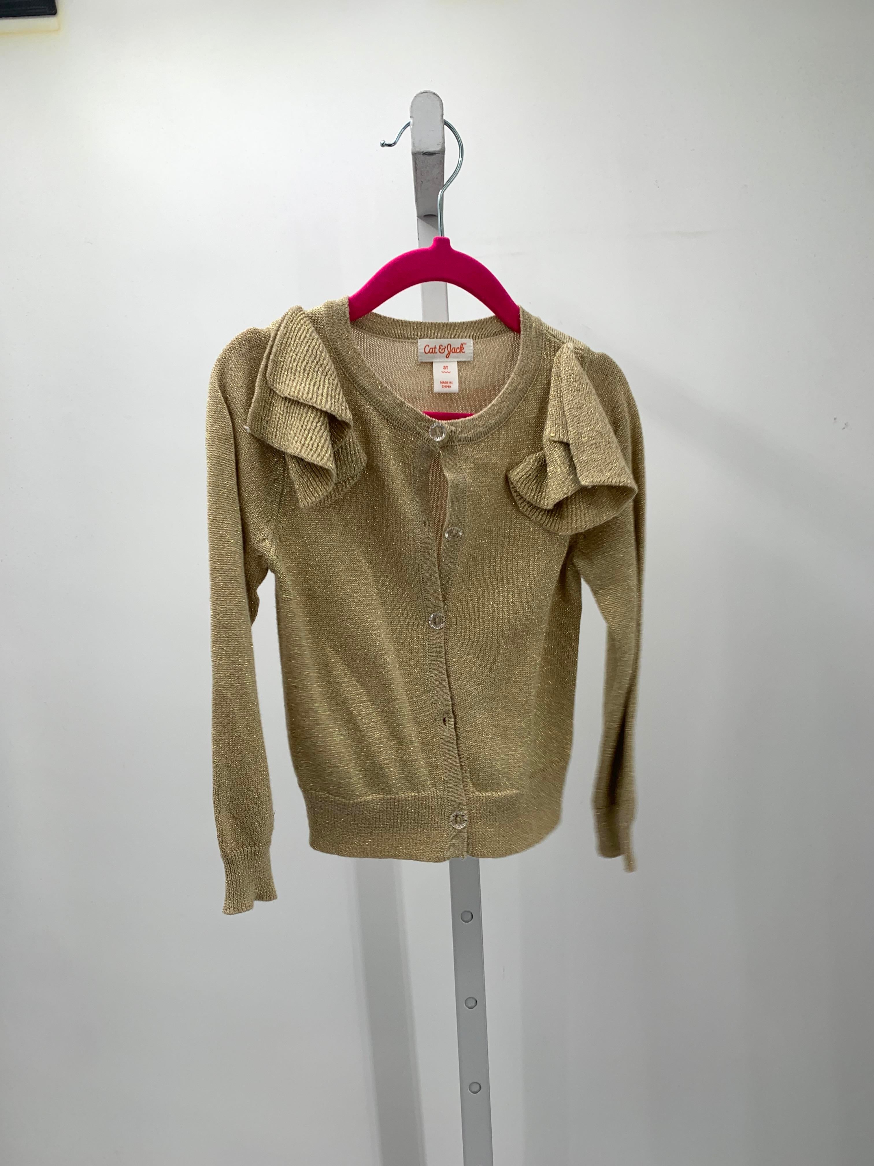Cat & Jack Size 3T Girls Long Sleeve Sweater