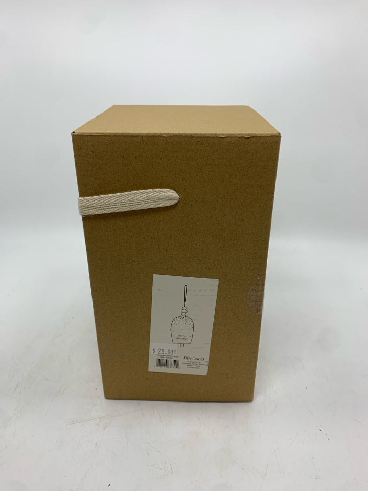 NIB RED BELL "MERRY CHRISTMAS" ORNAMENT.