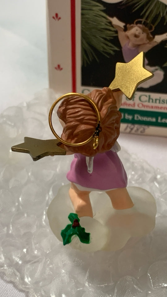 CYMBALS OF CHRISTMAS ANGEL ORNAMENT.