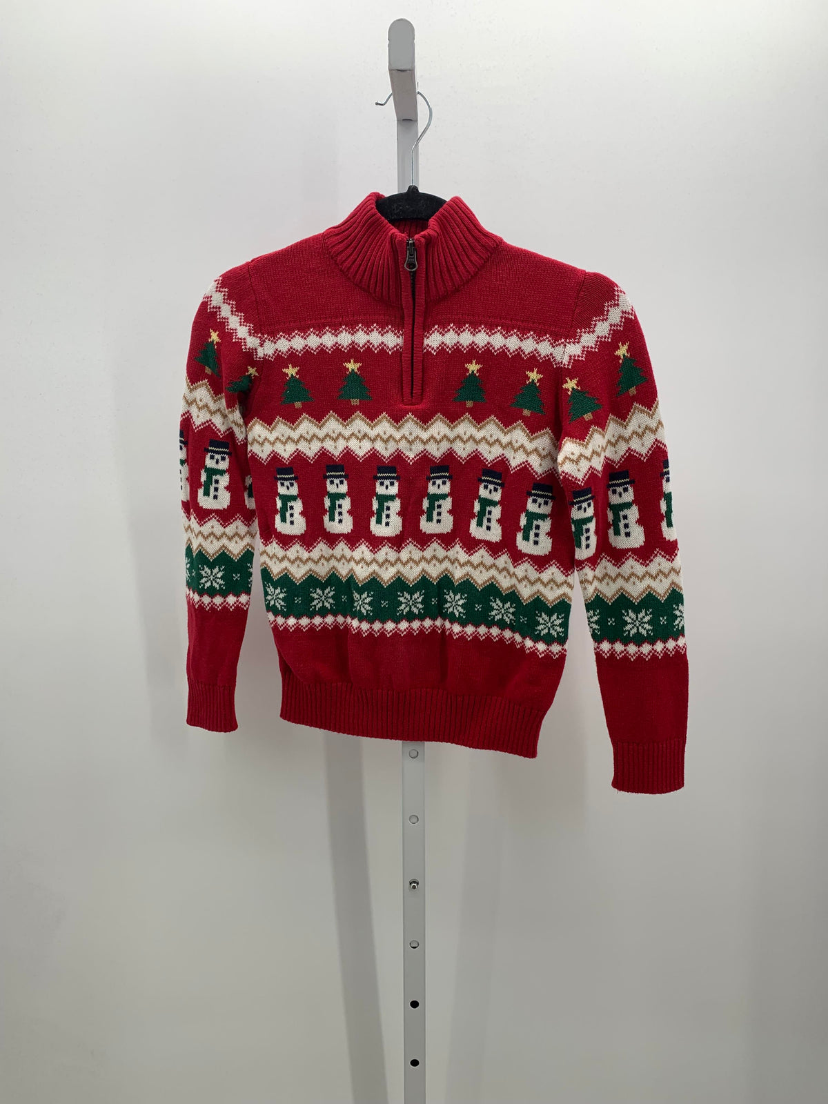 LONG SLV SWEATER SNOW MEN