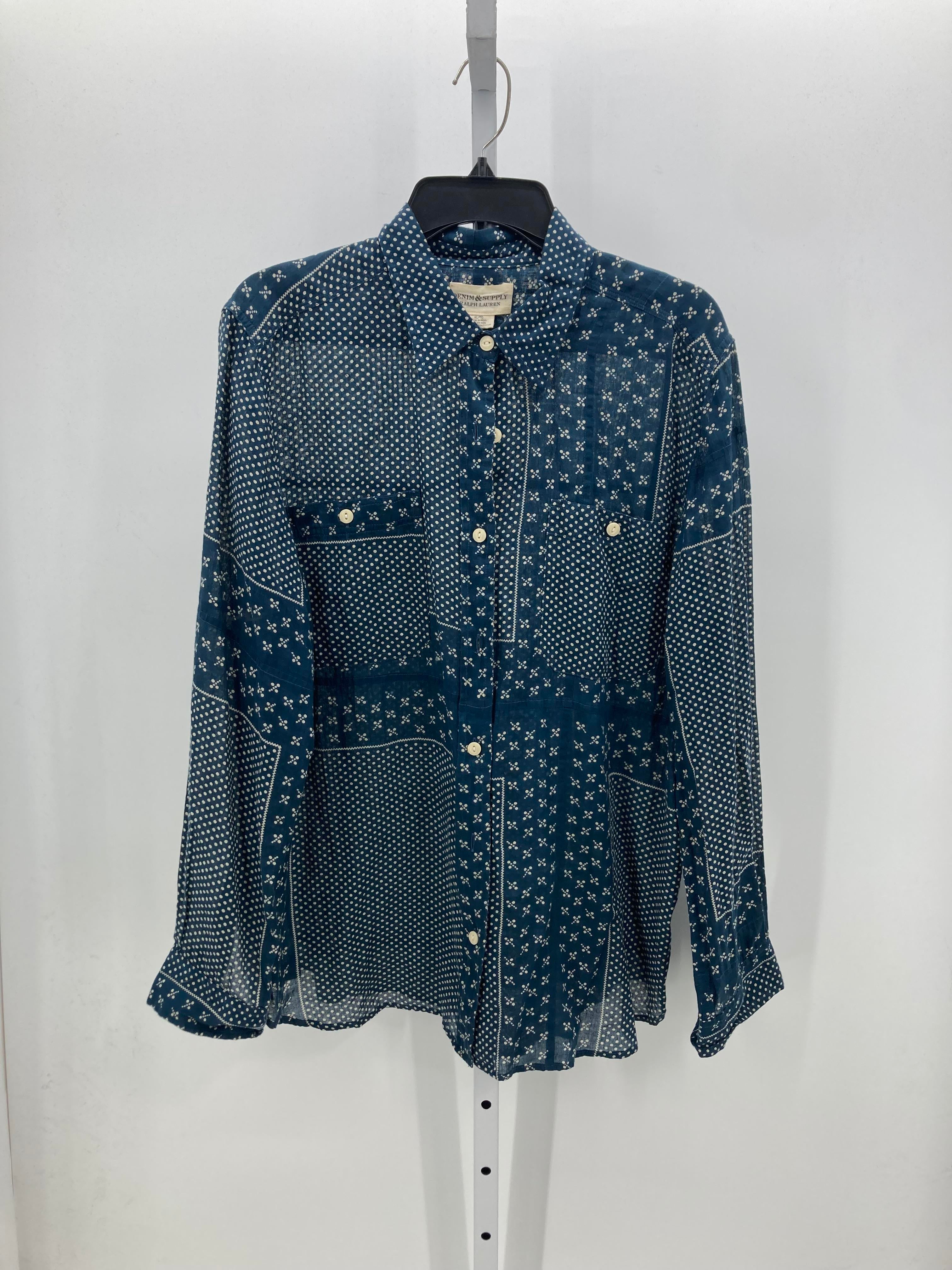 Size Extra Large Misses Long Sleeve Shirt