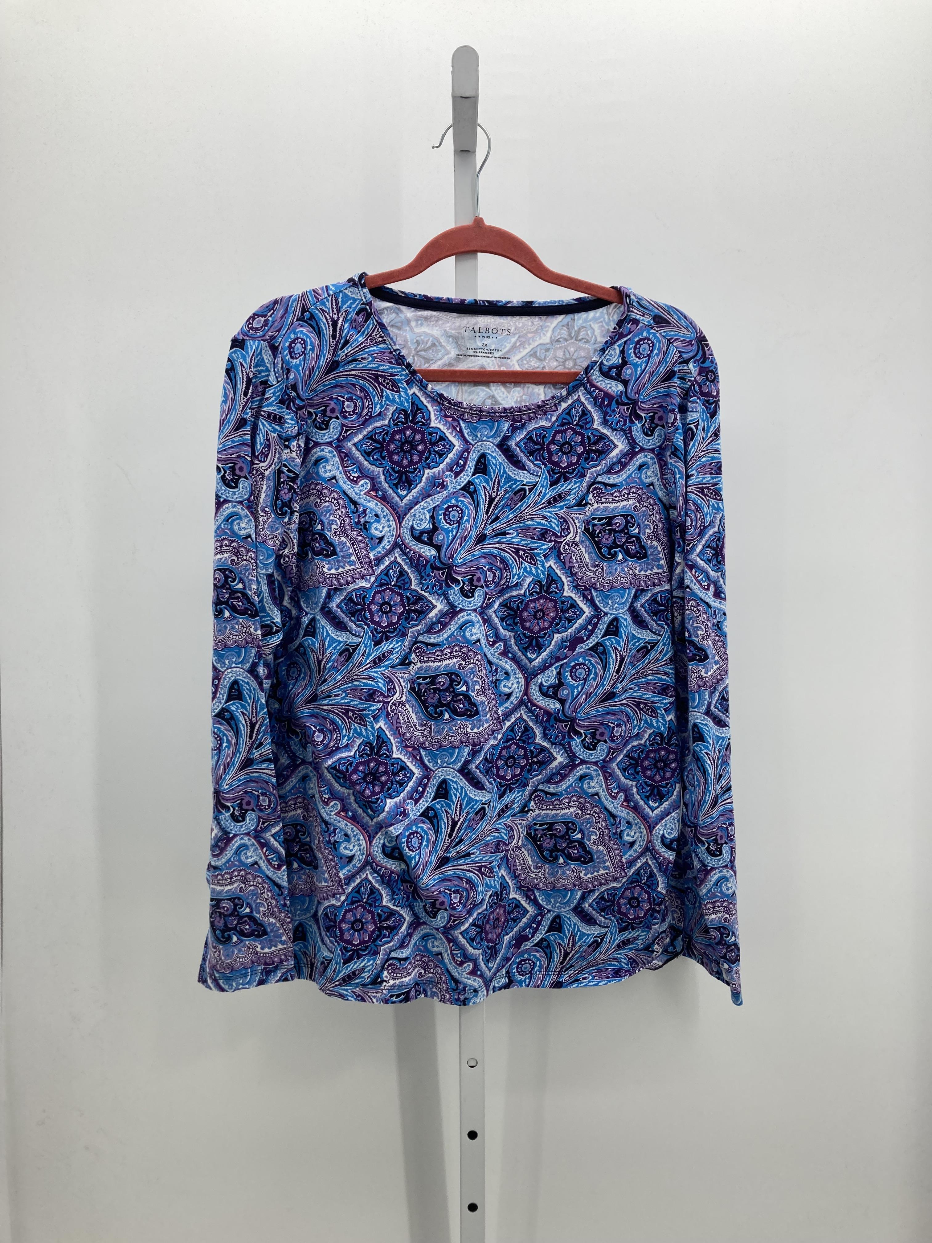Talbots Size 2X Womens Long Sleeve Shirt