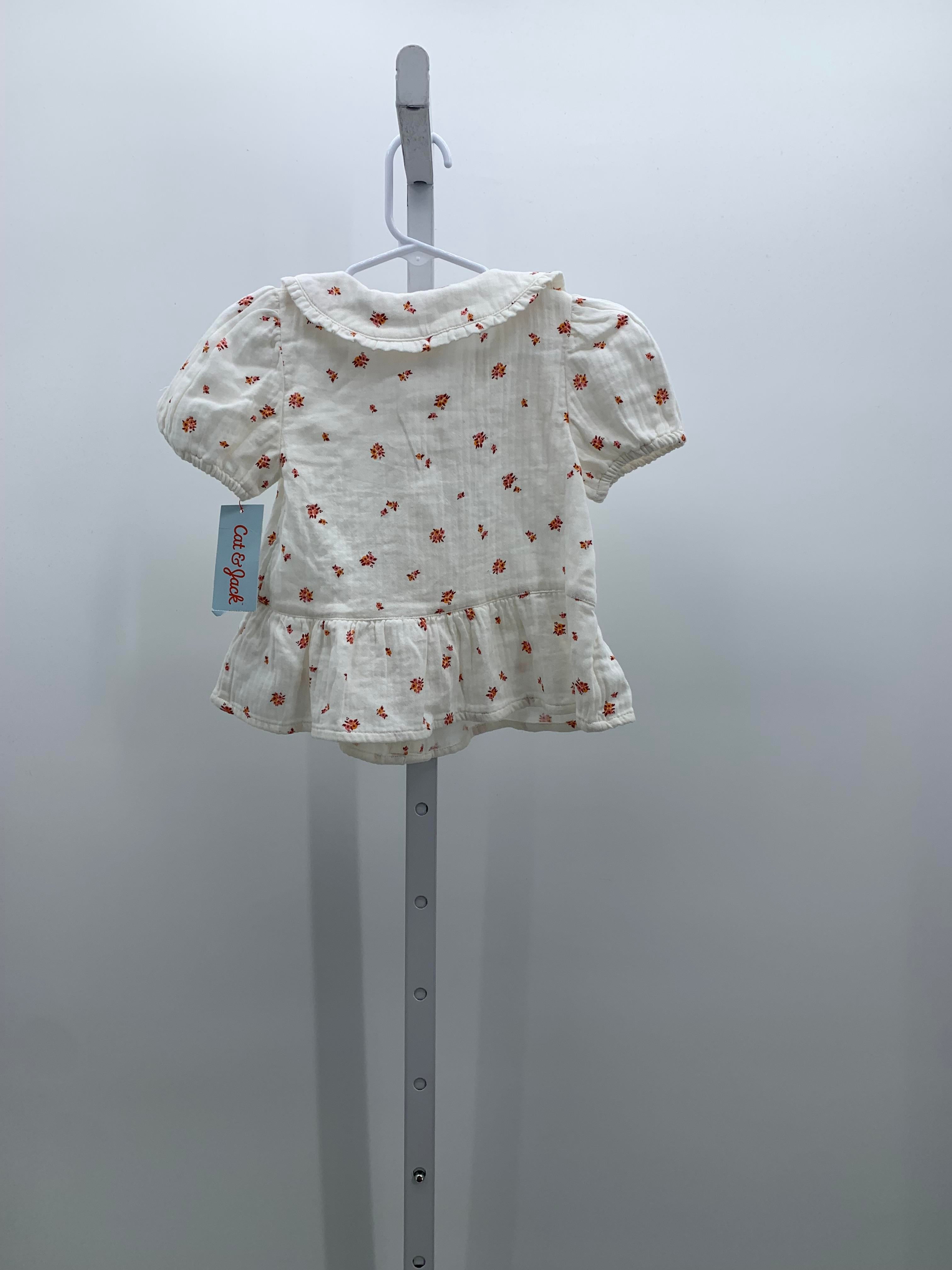 Cat & Jack Size 3T Girls Short Sleeve Shirt