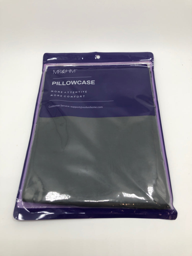 NIP BLACK PILLOWCASE.