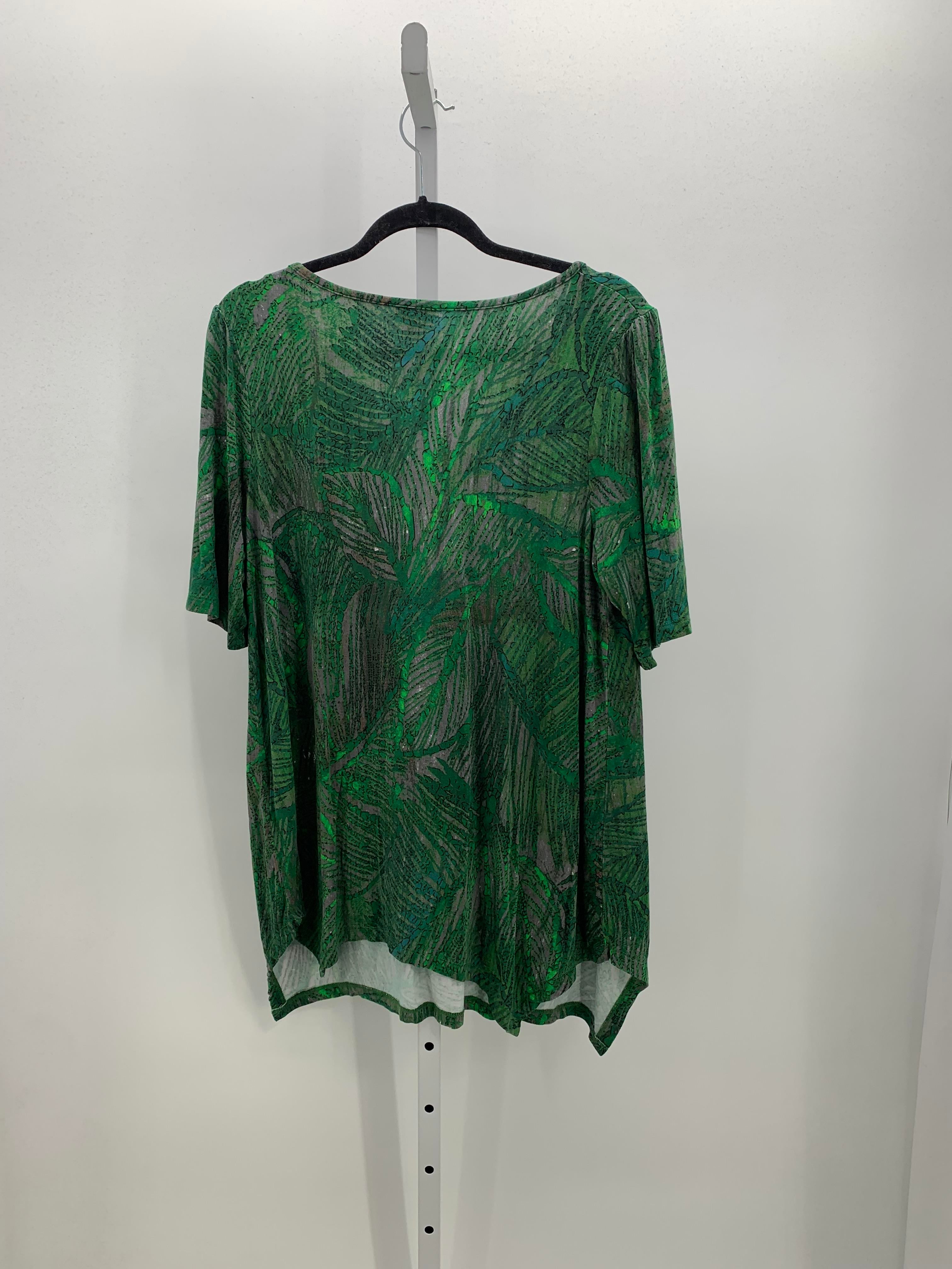 Avenue Size 14/16 W Womens Short Sleeve Shirt