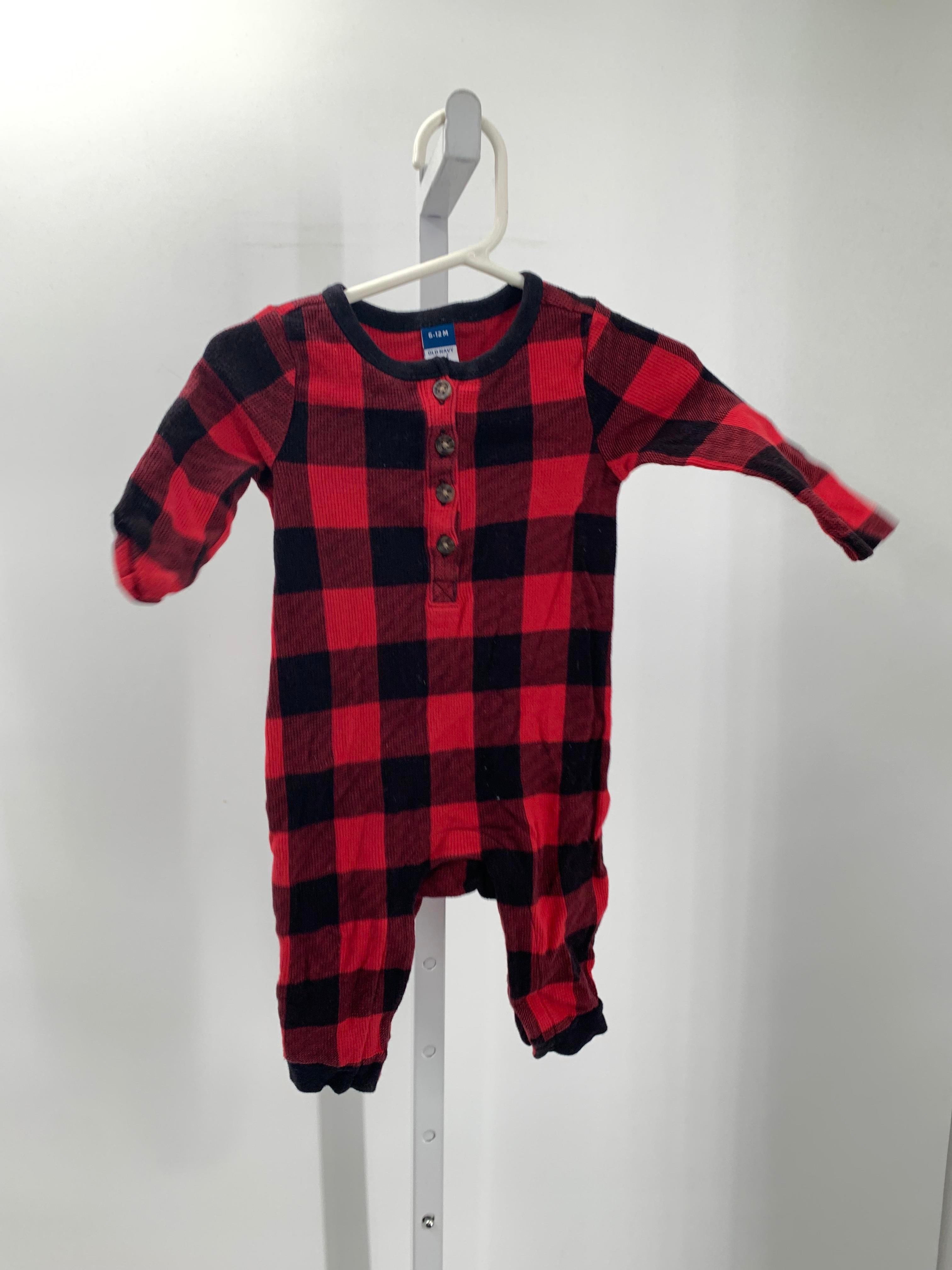 Old Navy Size 6-12 mon Girls Long Slv. Romper